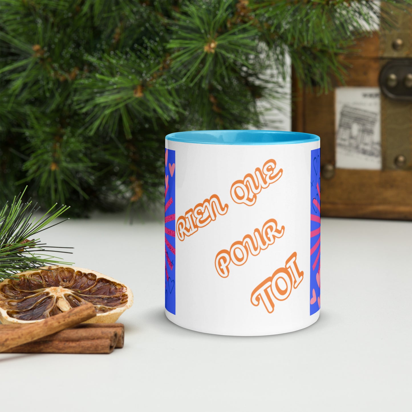 Mug *E* à Intérieur Coloré