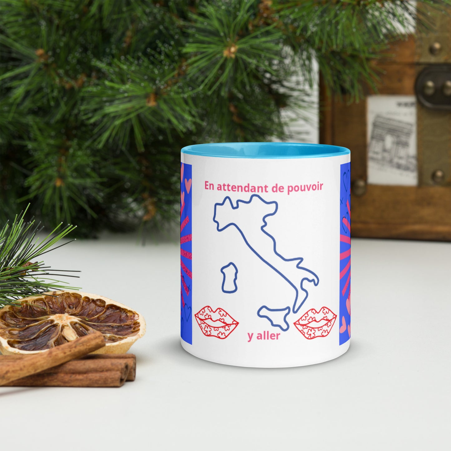 Mug *ITALIE* à Intérieur Coloré
