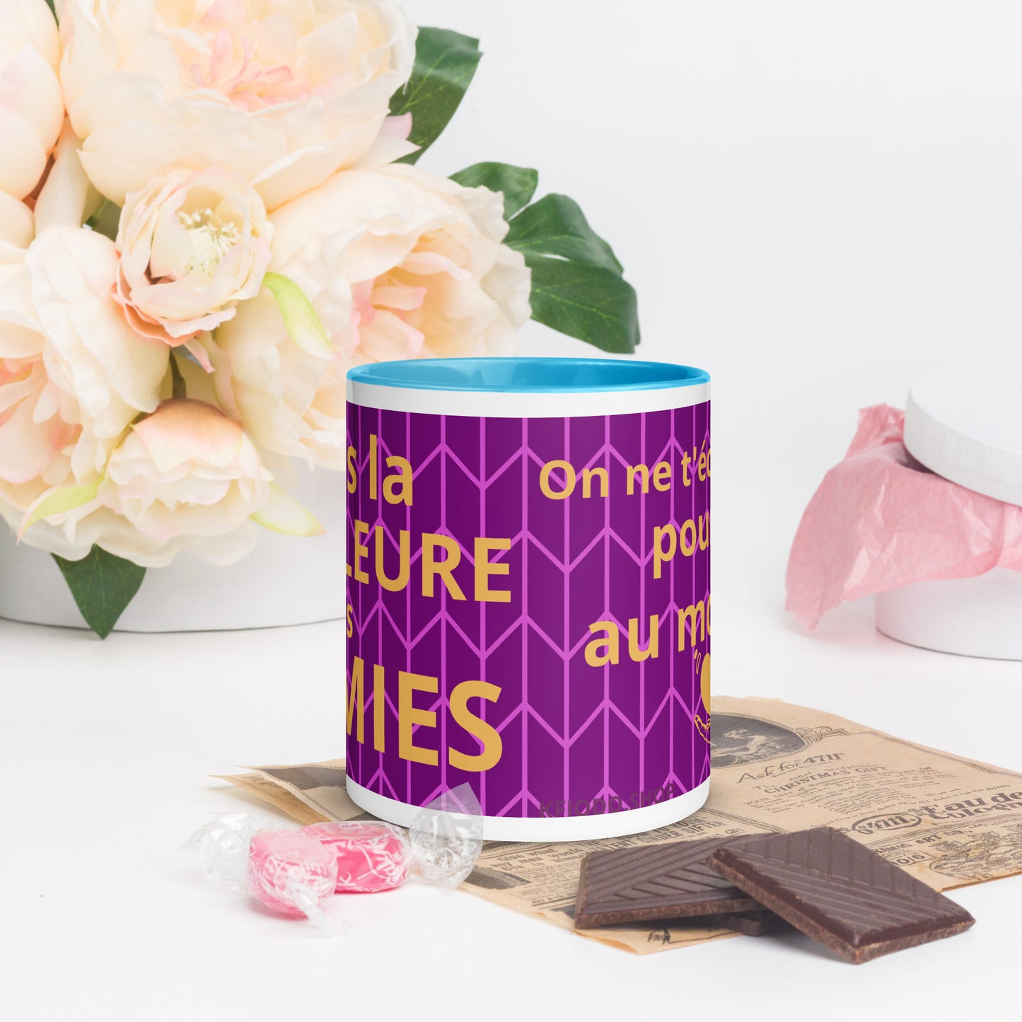 Mug à Intérieur Coloré *MAMIE #1