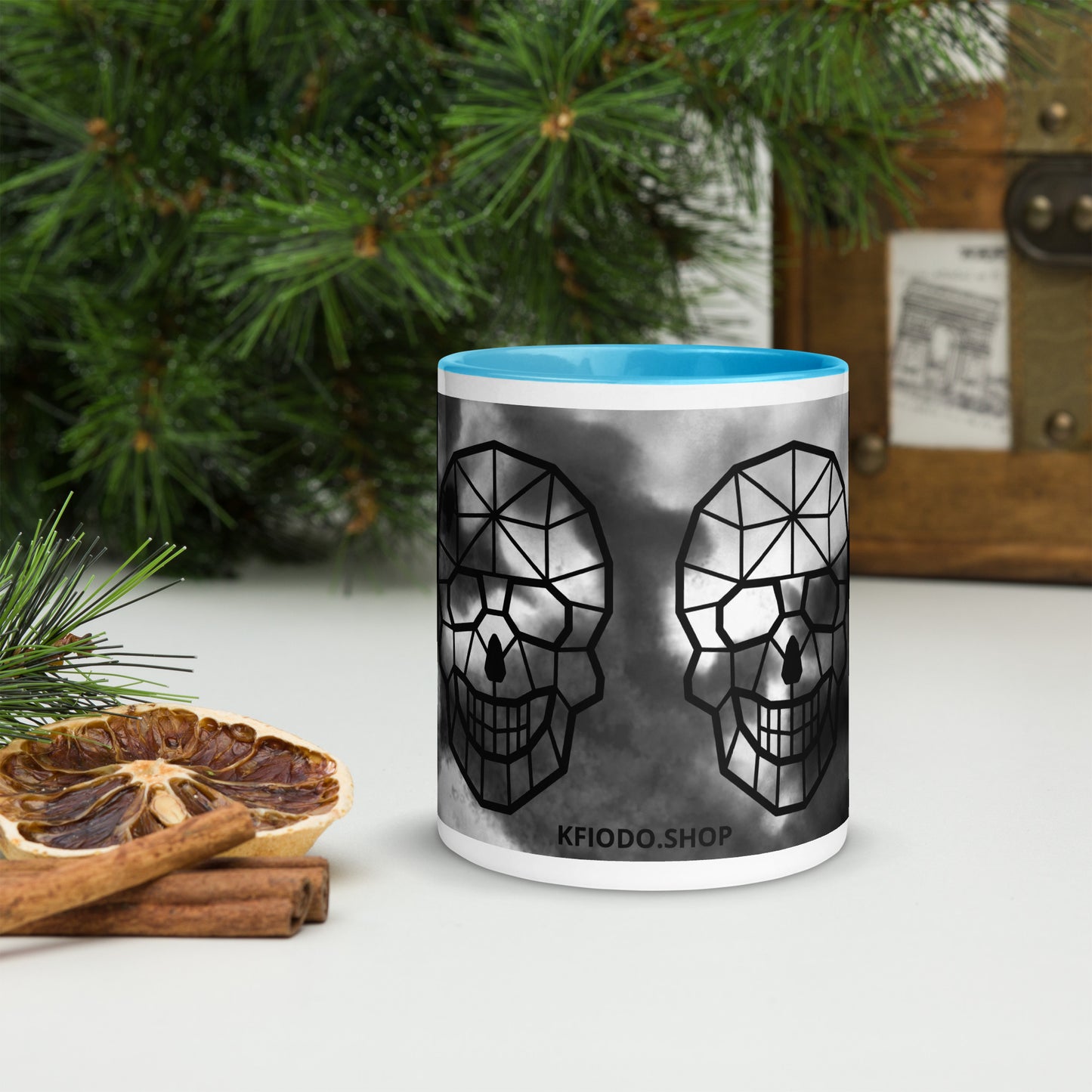 Mug à Intérieur Coloré SKULL #3