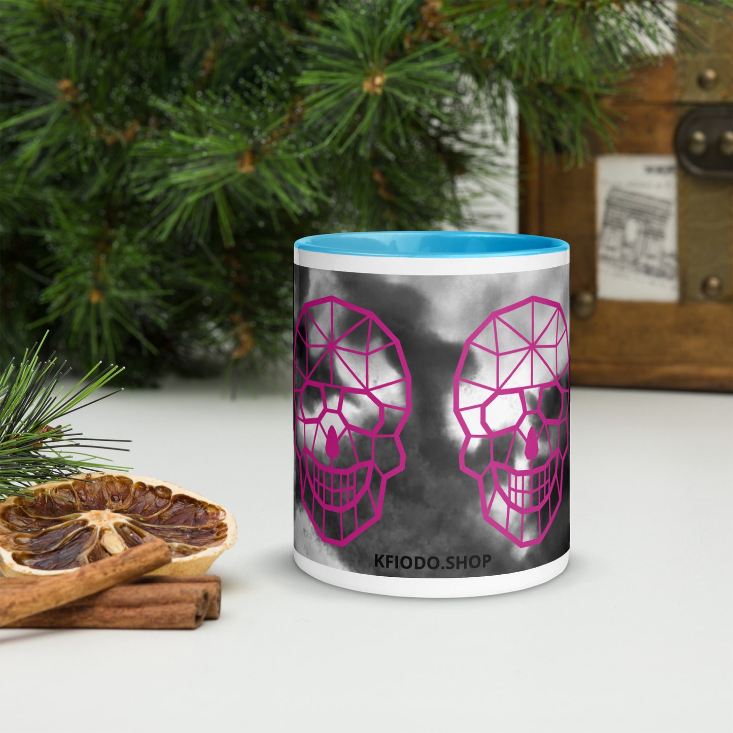 Mug à Intérieur Coloré SKULL #5