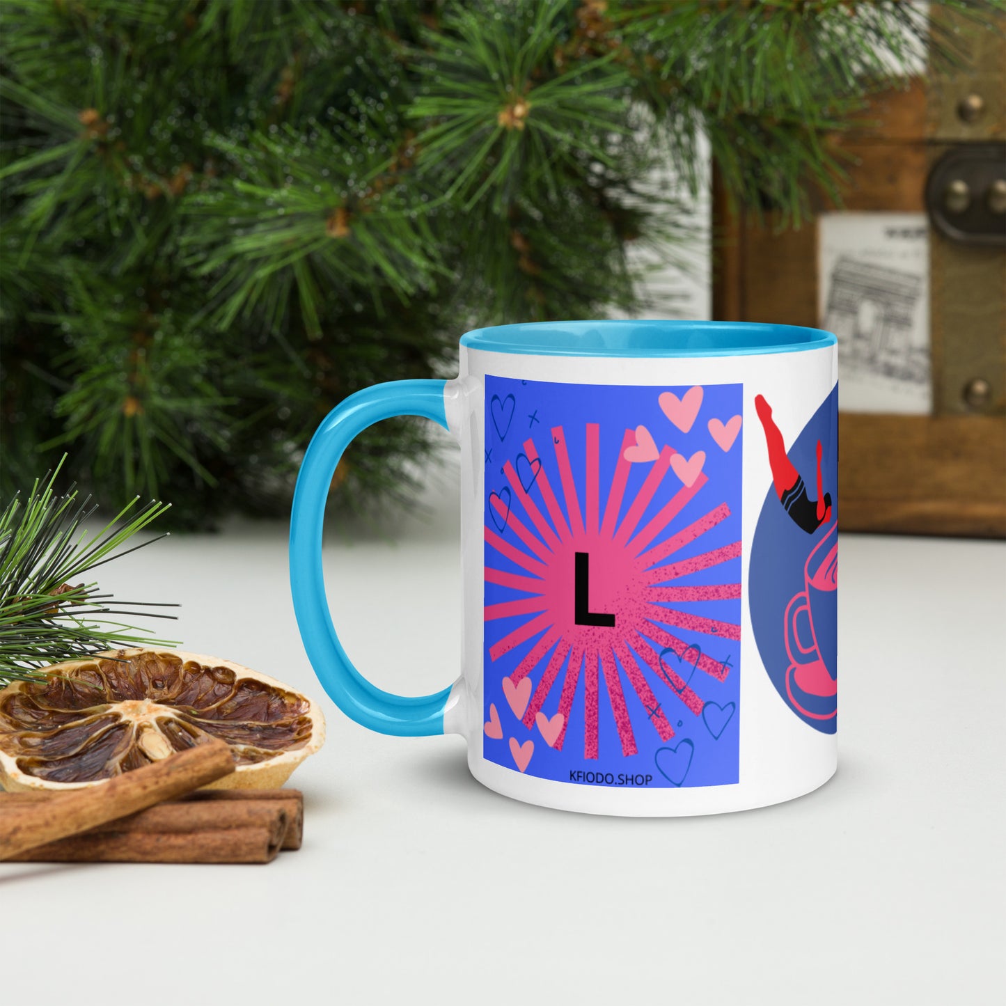 Mug *L*  à Intérieur Coloré