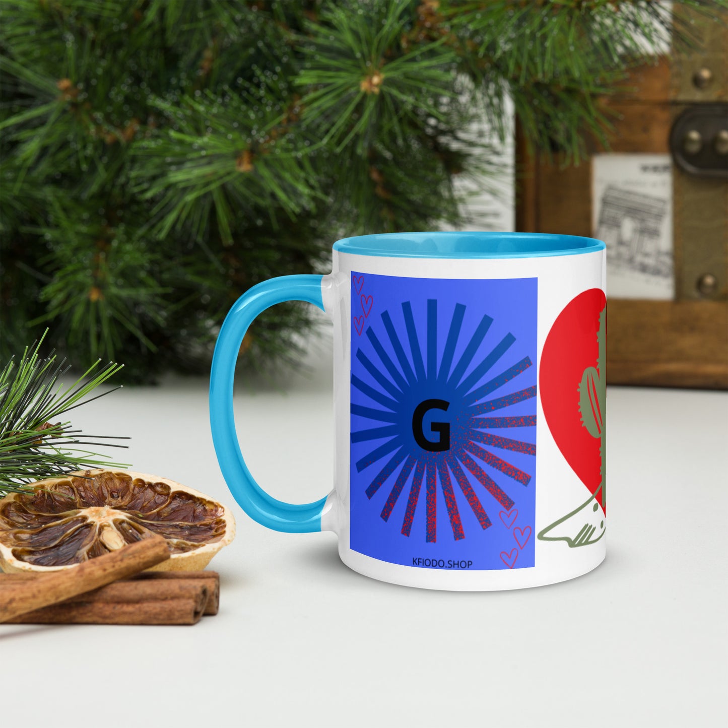 Mug *G  à Intérieur Coloré