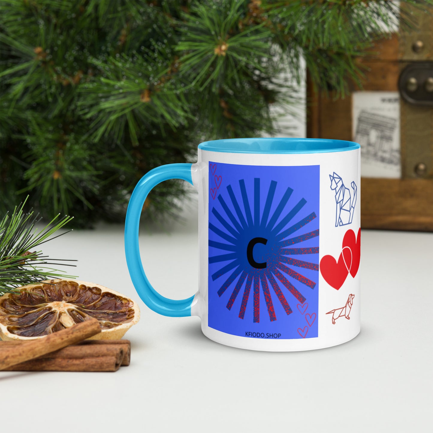 Mug *C  à Intérieur Coloré