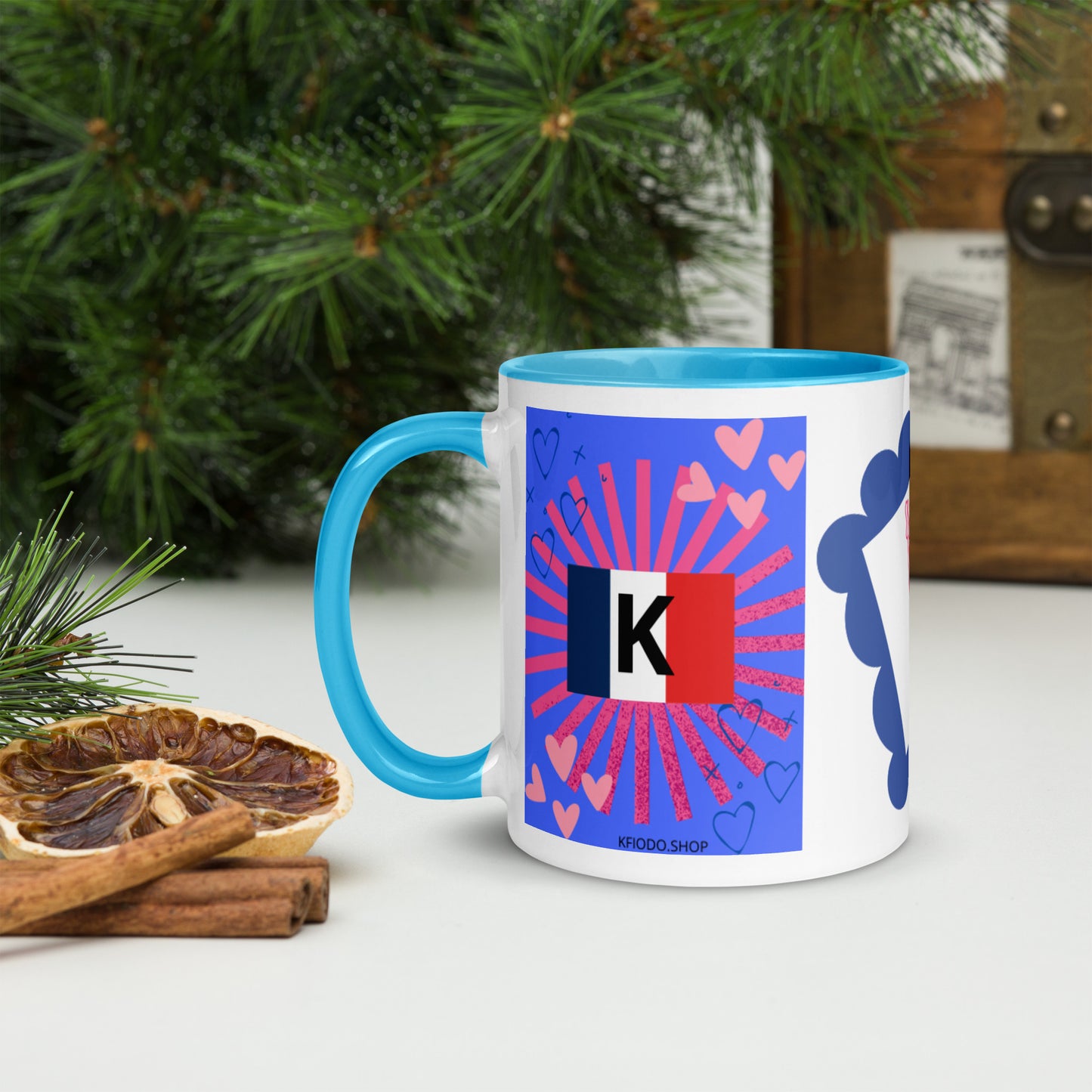 Mug *FRANCE* with Colored Interior