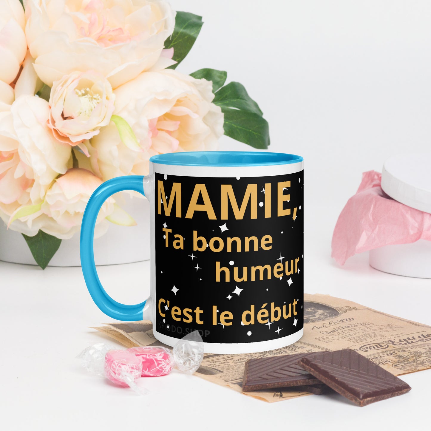 Mug à Intérieur Coloré *MAMIE #3
