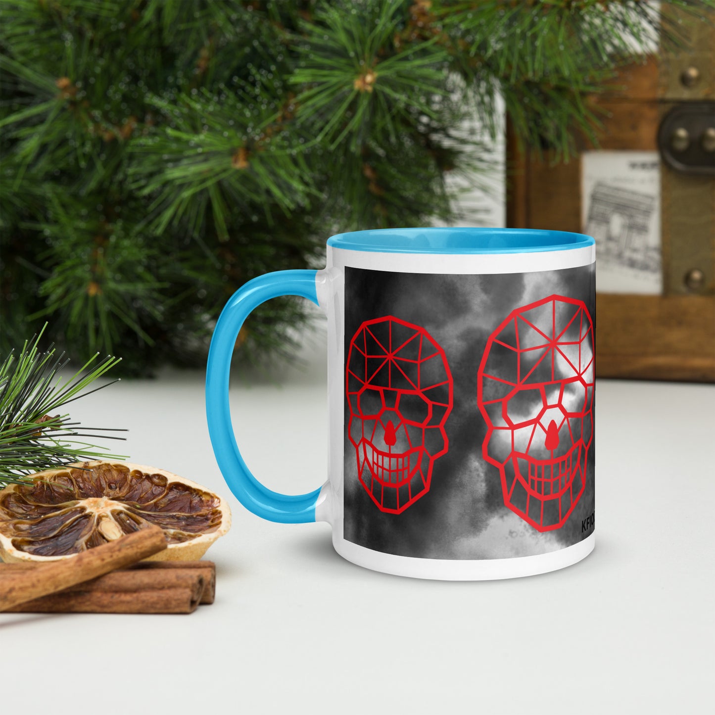 Mug à Intérieur Coloré SKULL #1