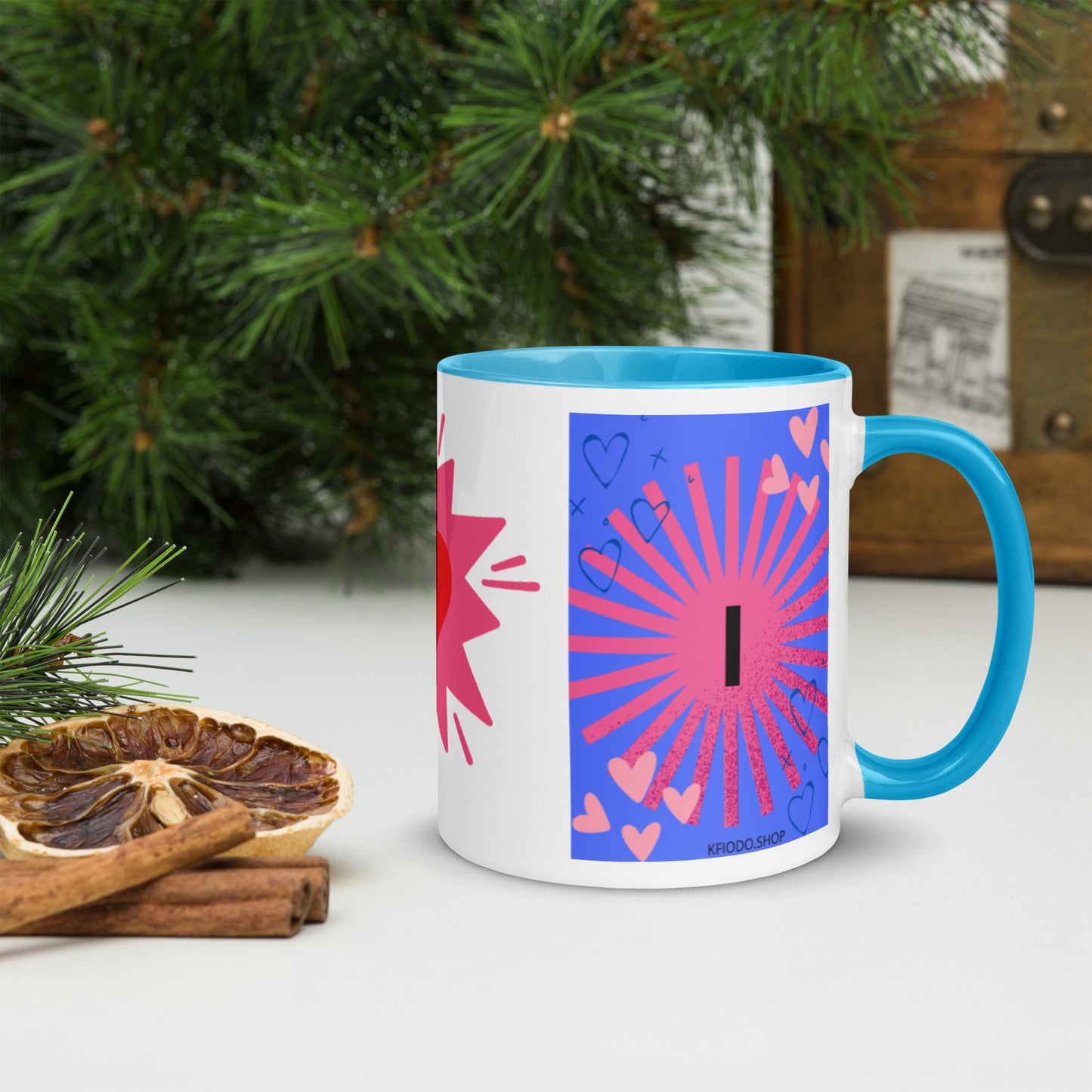 *I* Mug with Colored Interior
