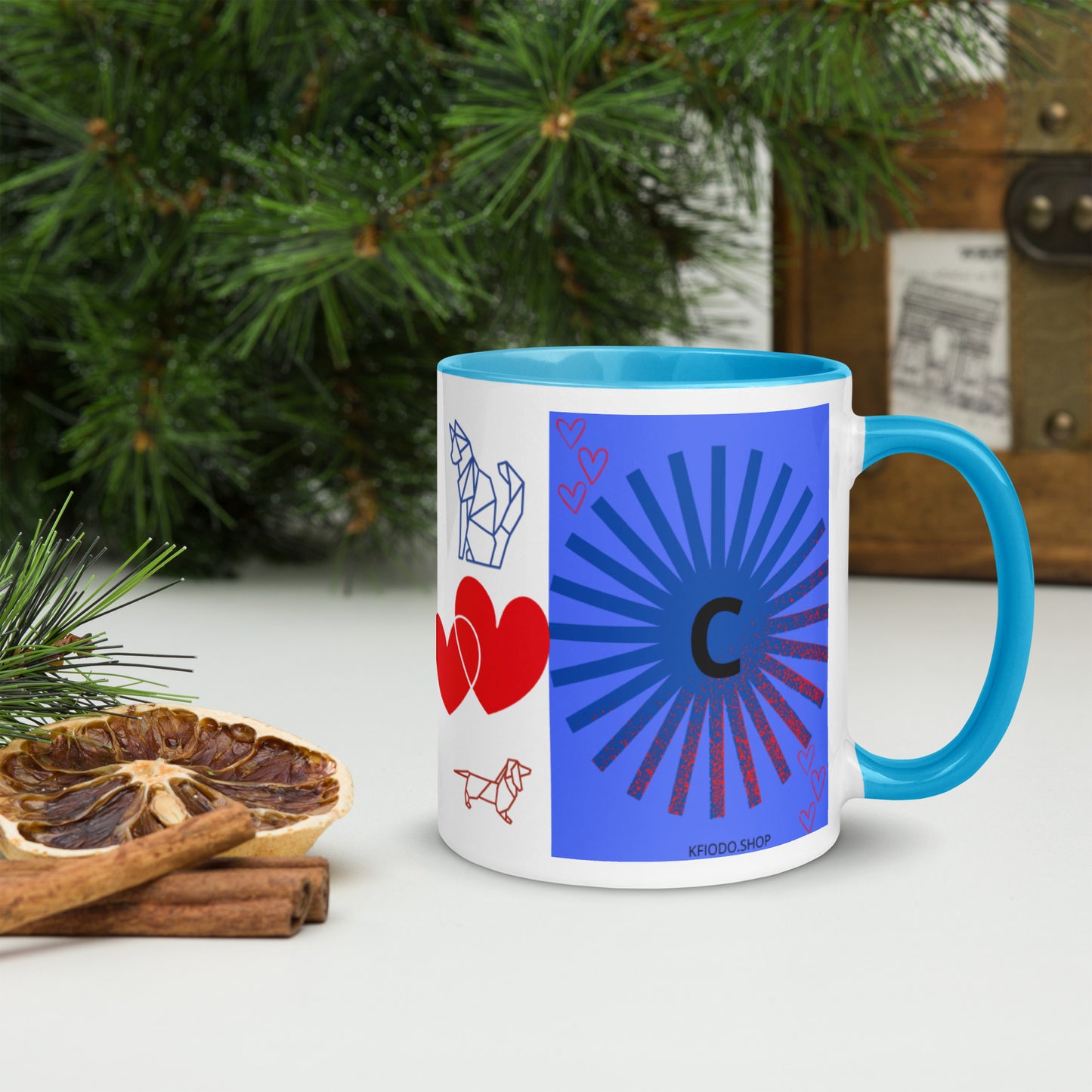 Mug *C  à Intérieur Coloré
