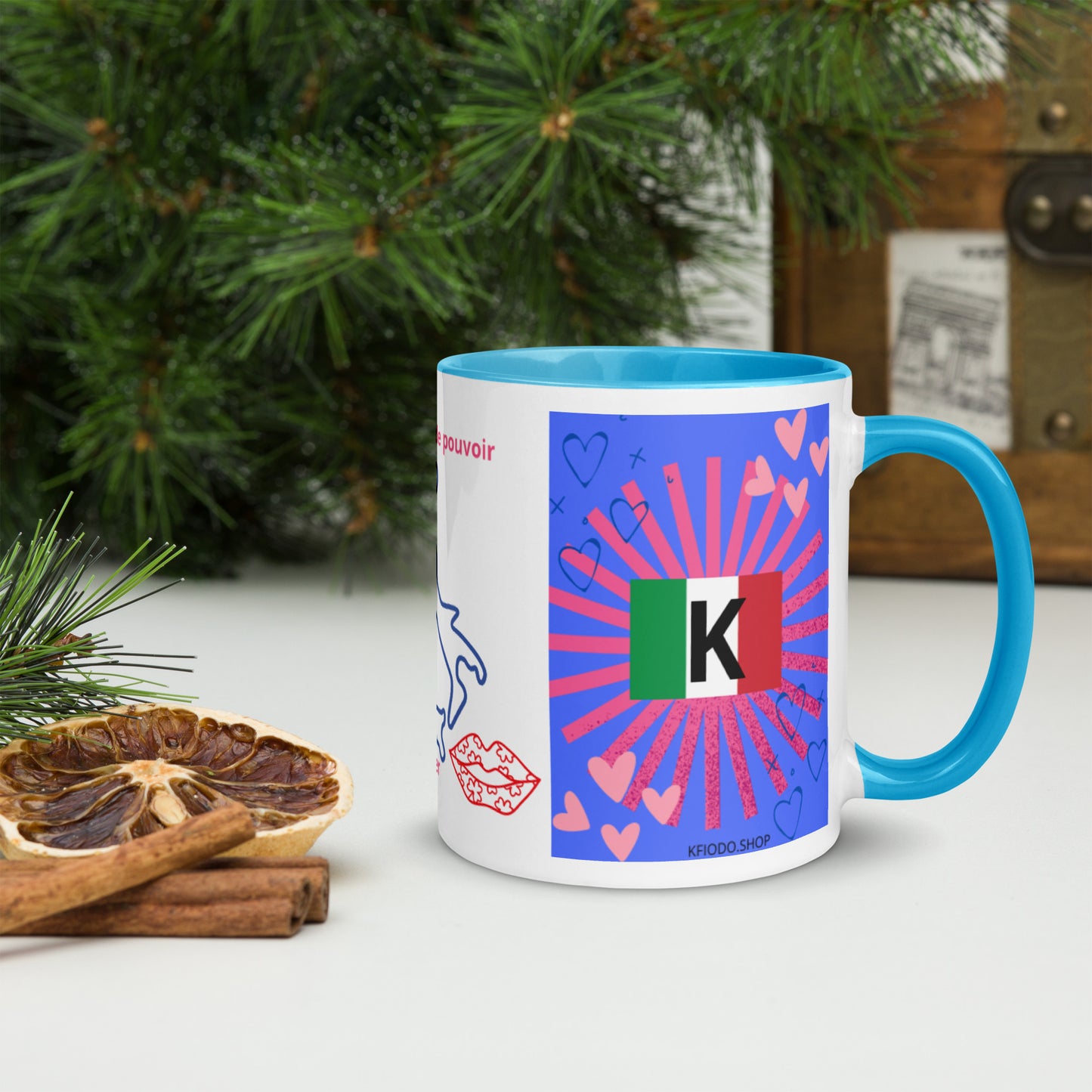 Mug *ITALIE* à Intérieur Coloré