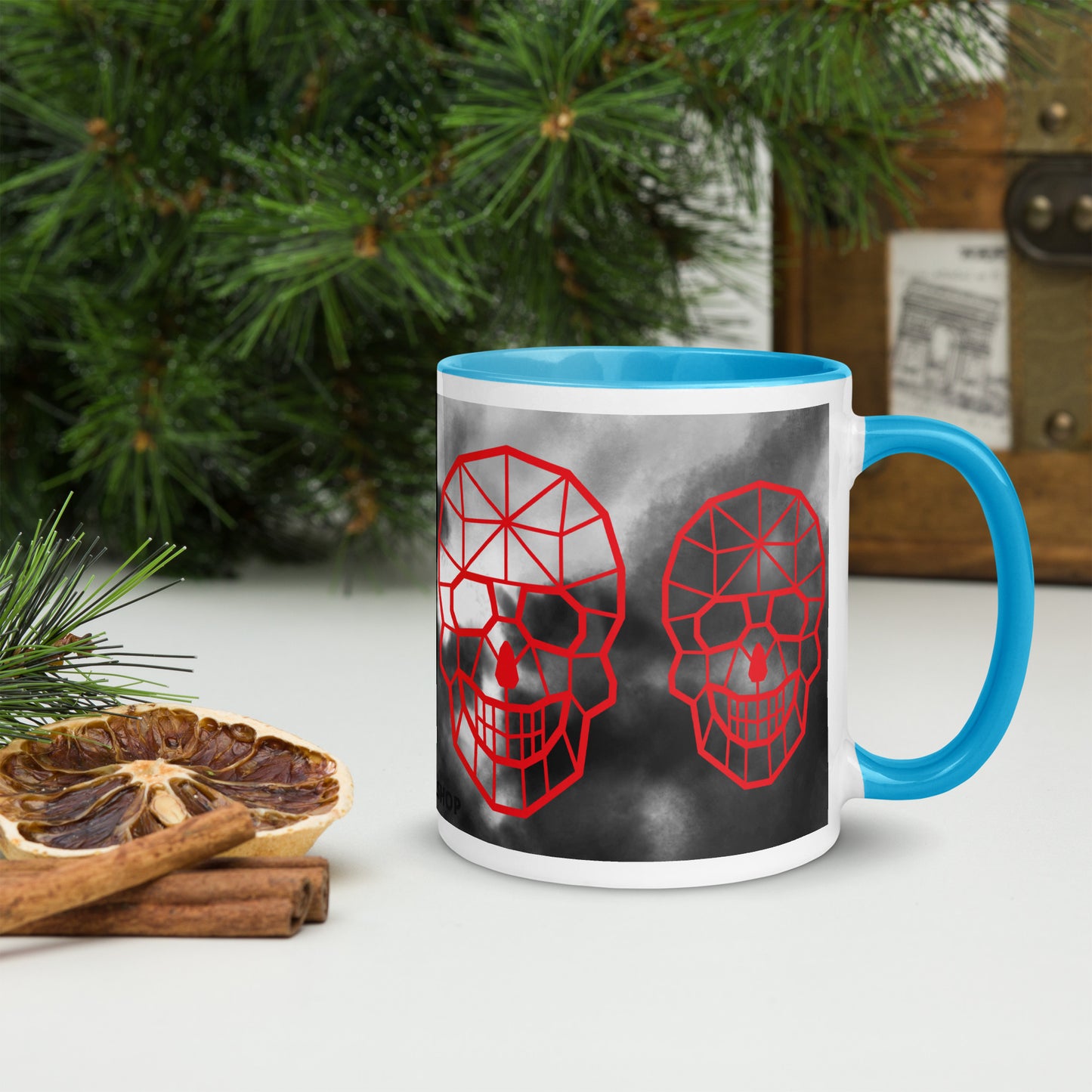 Mug à Intérieur Coloré SKULL #1