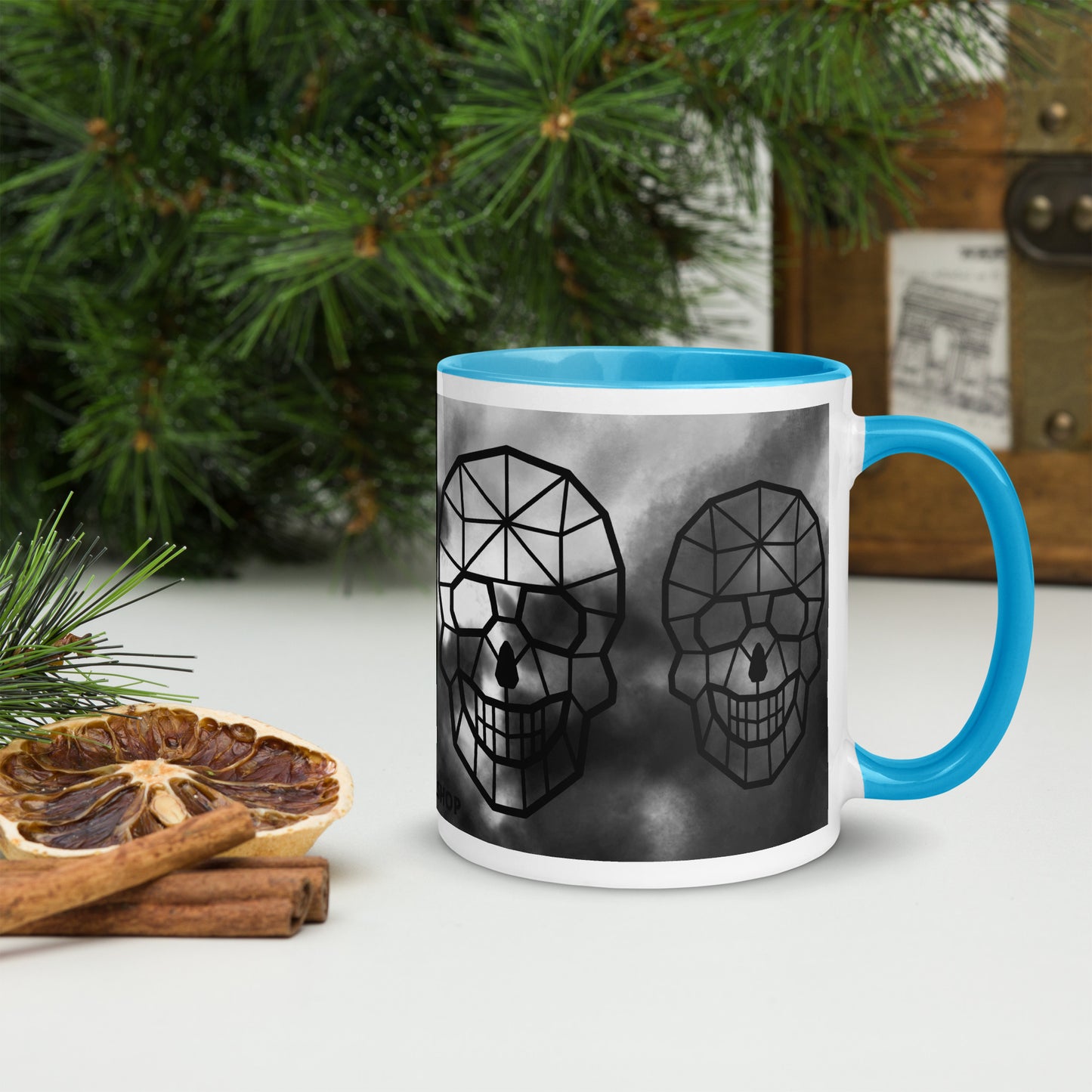 Mug à Intérieur Coloré SKULL #3
