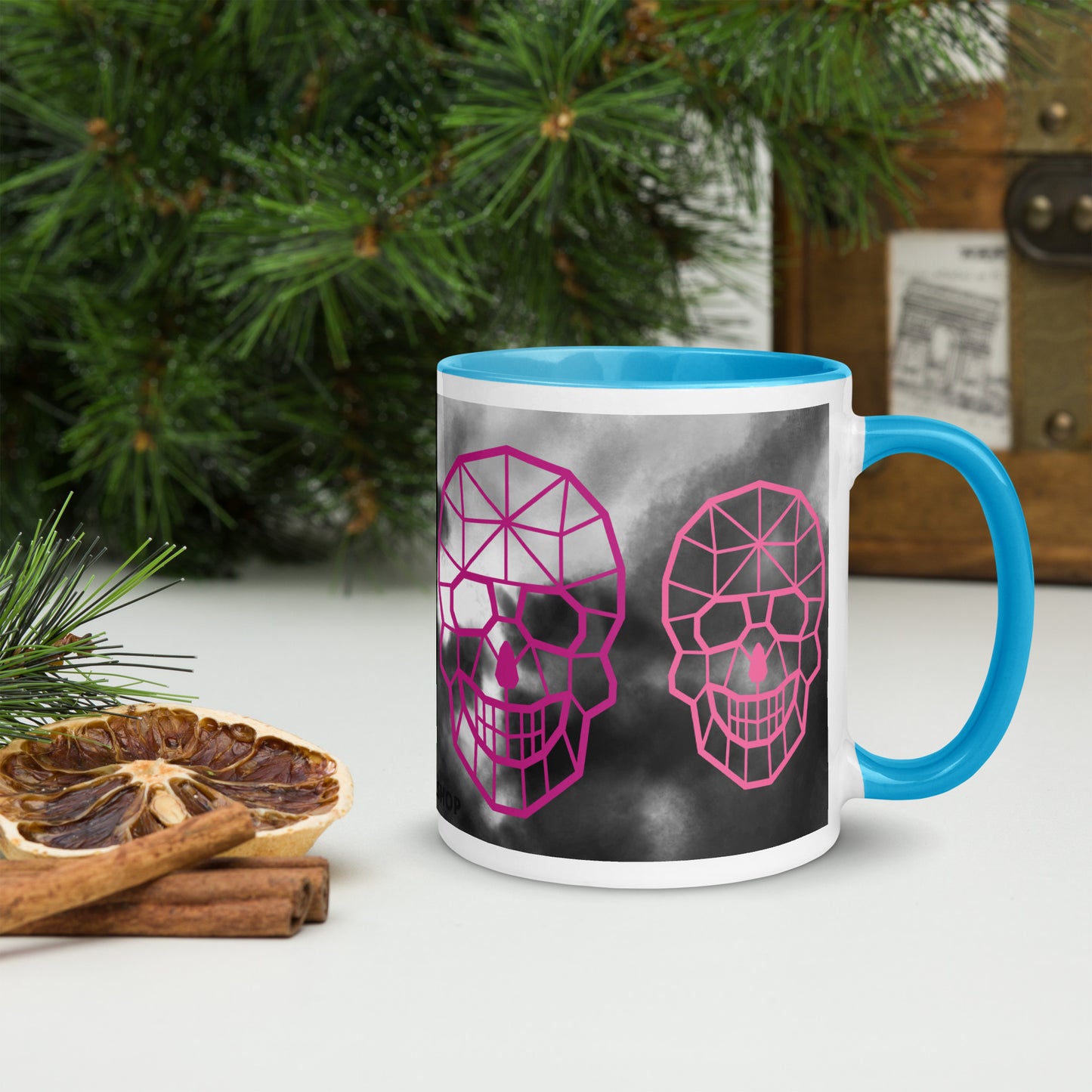 Mug à Intérieur Coloré SKULL #5