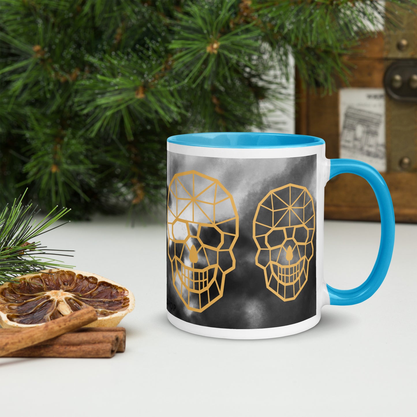 Mug à Intérieur Coloré SKULL #7
