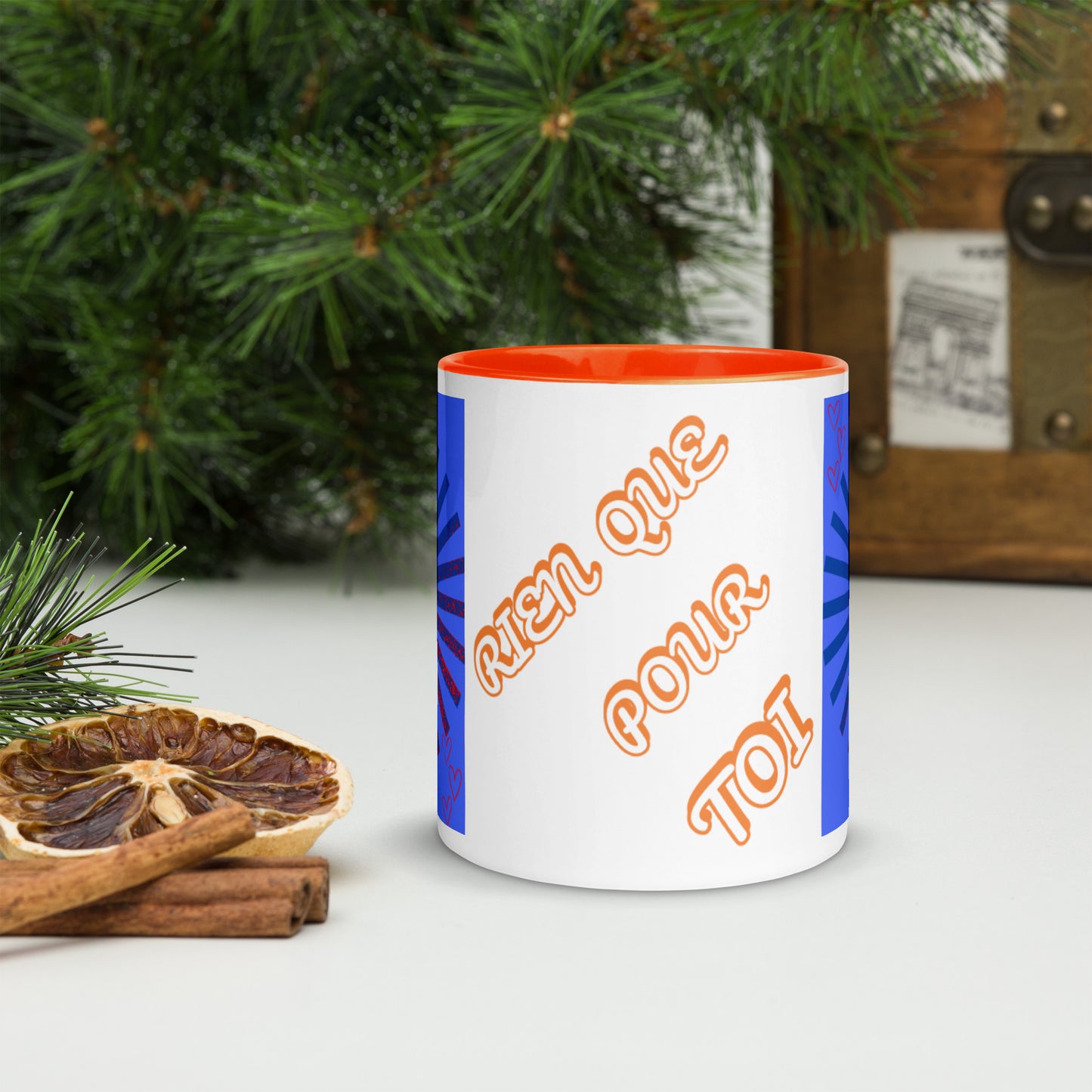 Mug *E à Intérieur Coloré