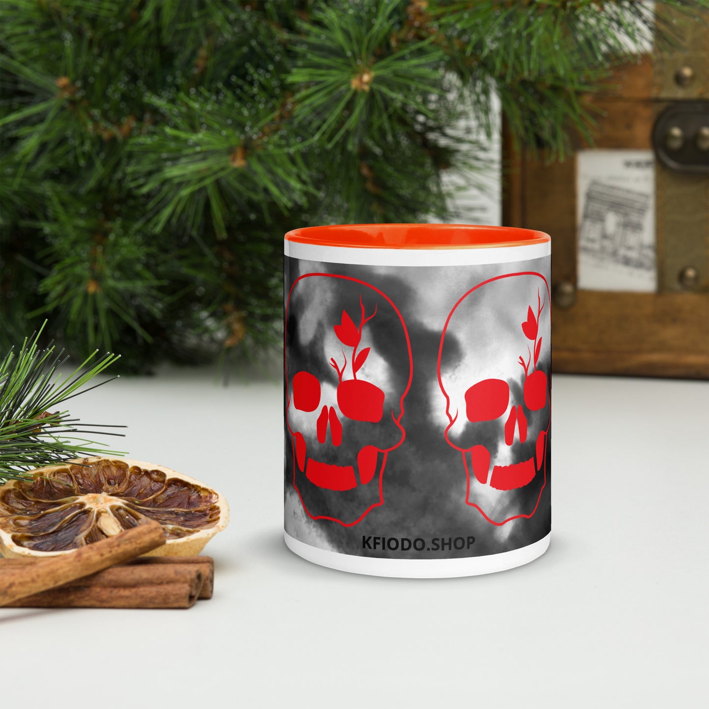 Mug à Intérieur Coloré SKULL #2