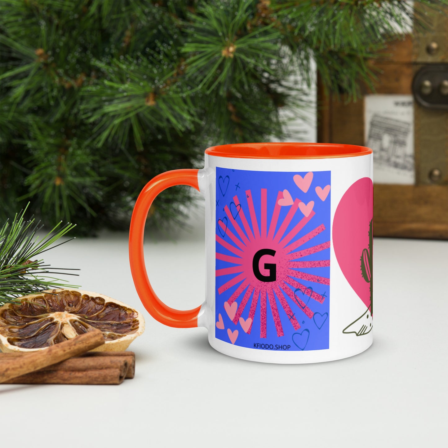 *G* Mug with Colored Interior