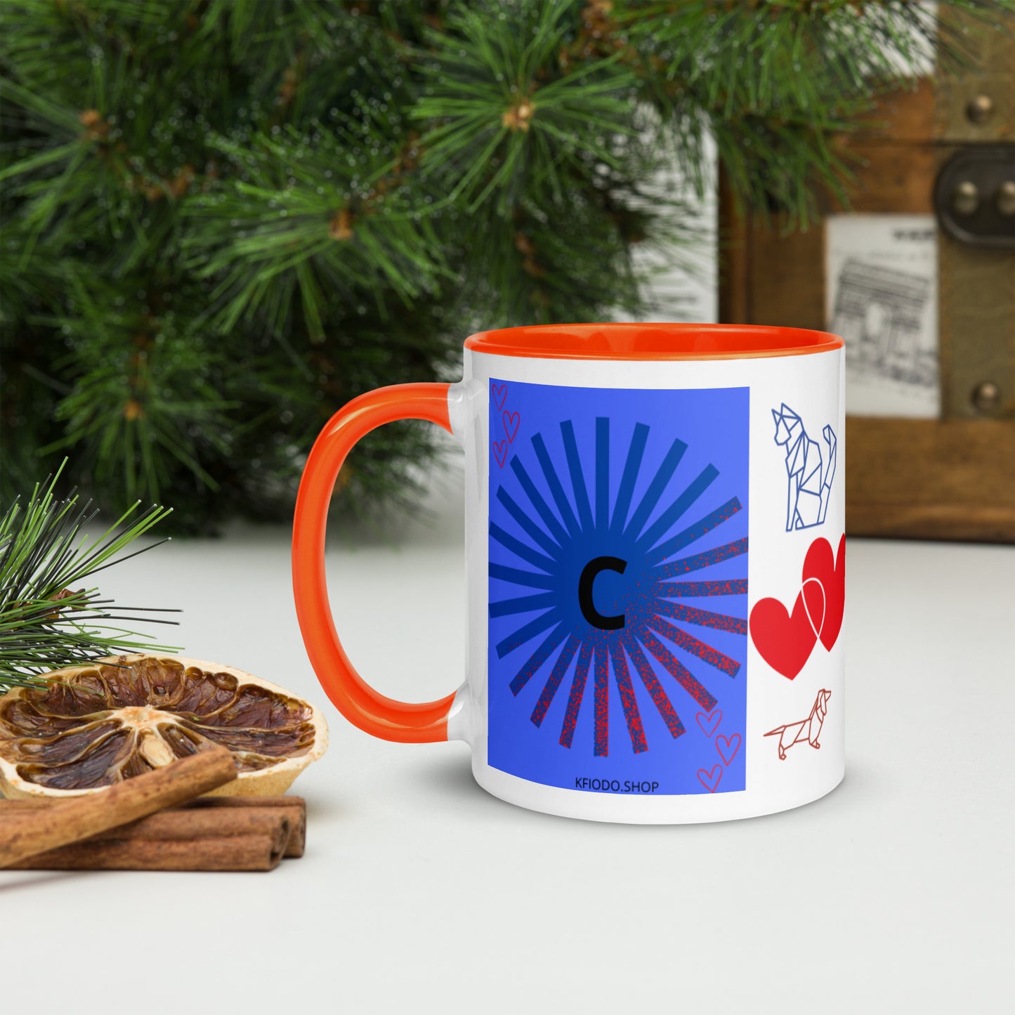 Mug *C  à Intérieur Coloré