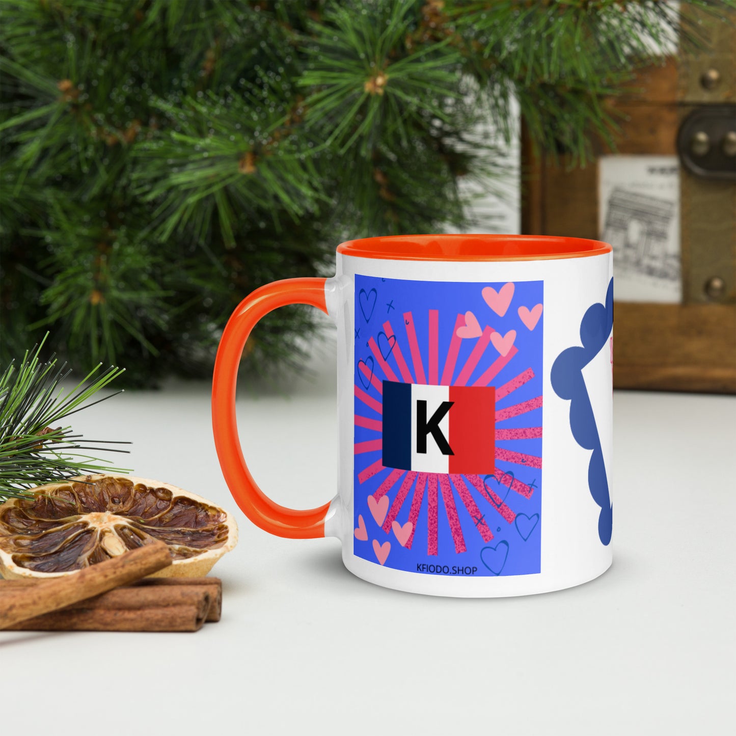 Mug *FRANCE* with Colored Interior