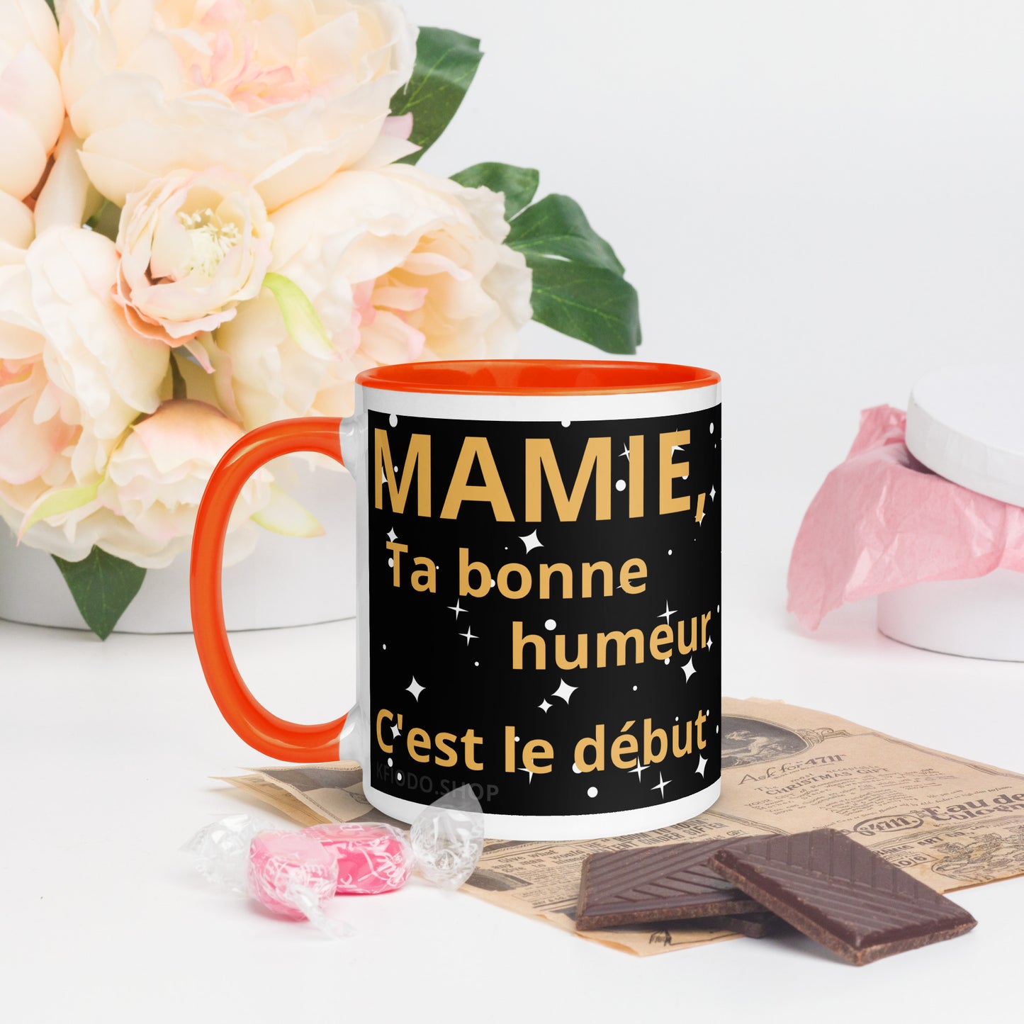 Mug à Intérieur Coloré *MAMIE #3