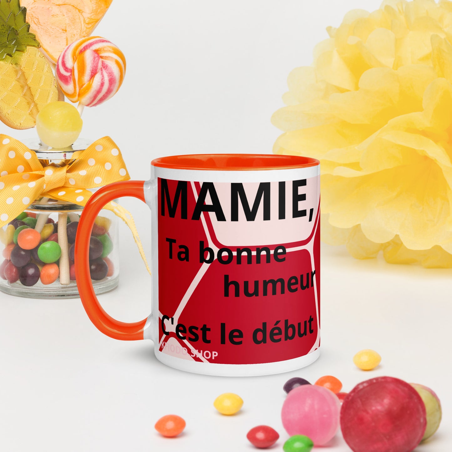 Mug à Intérieur Coloré *MAMIE #5