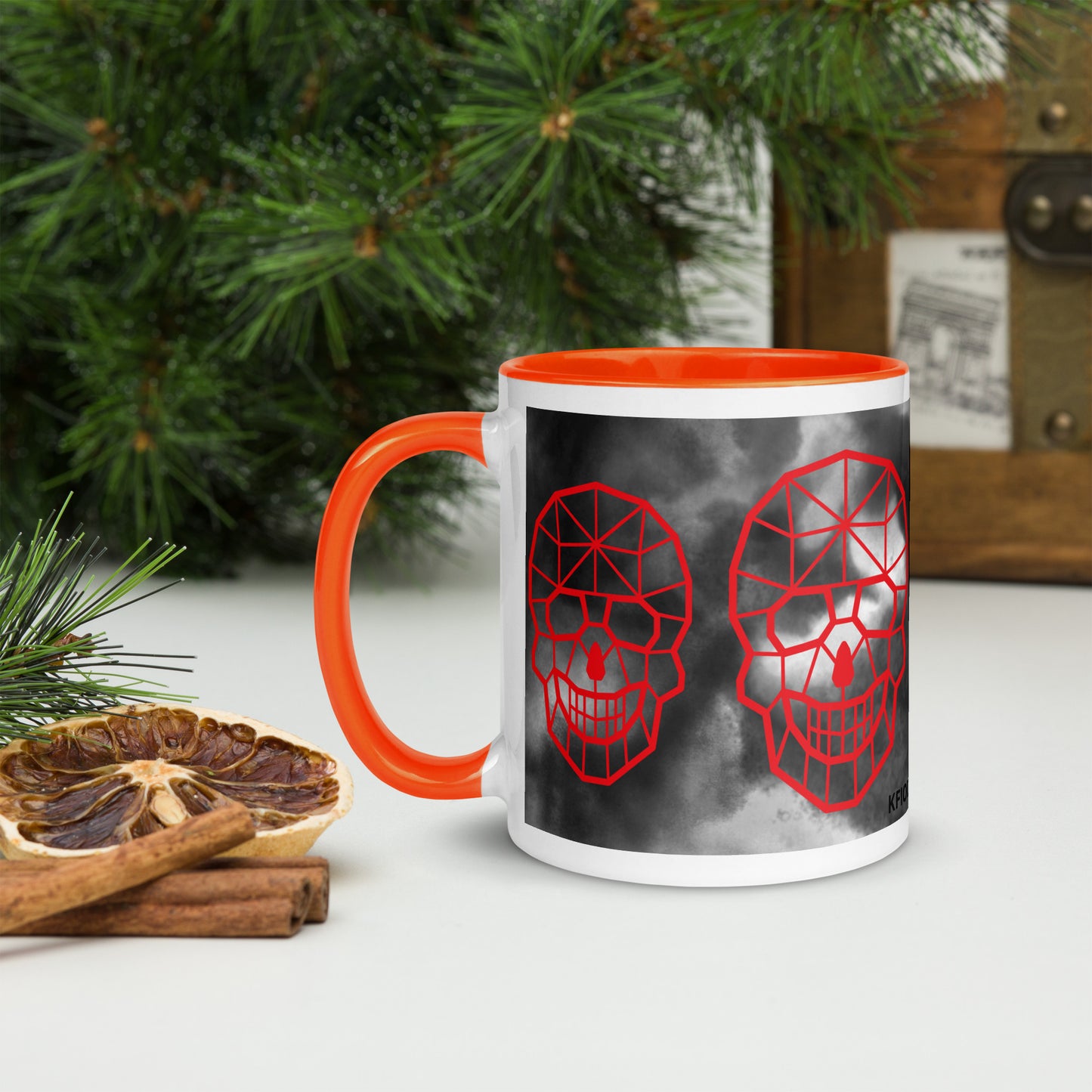Mug à Intérieur Coloré SKULL #1