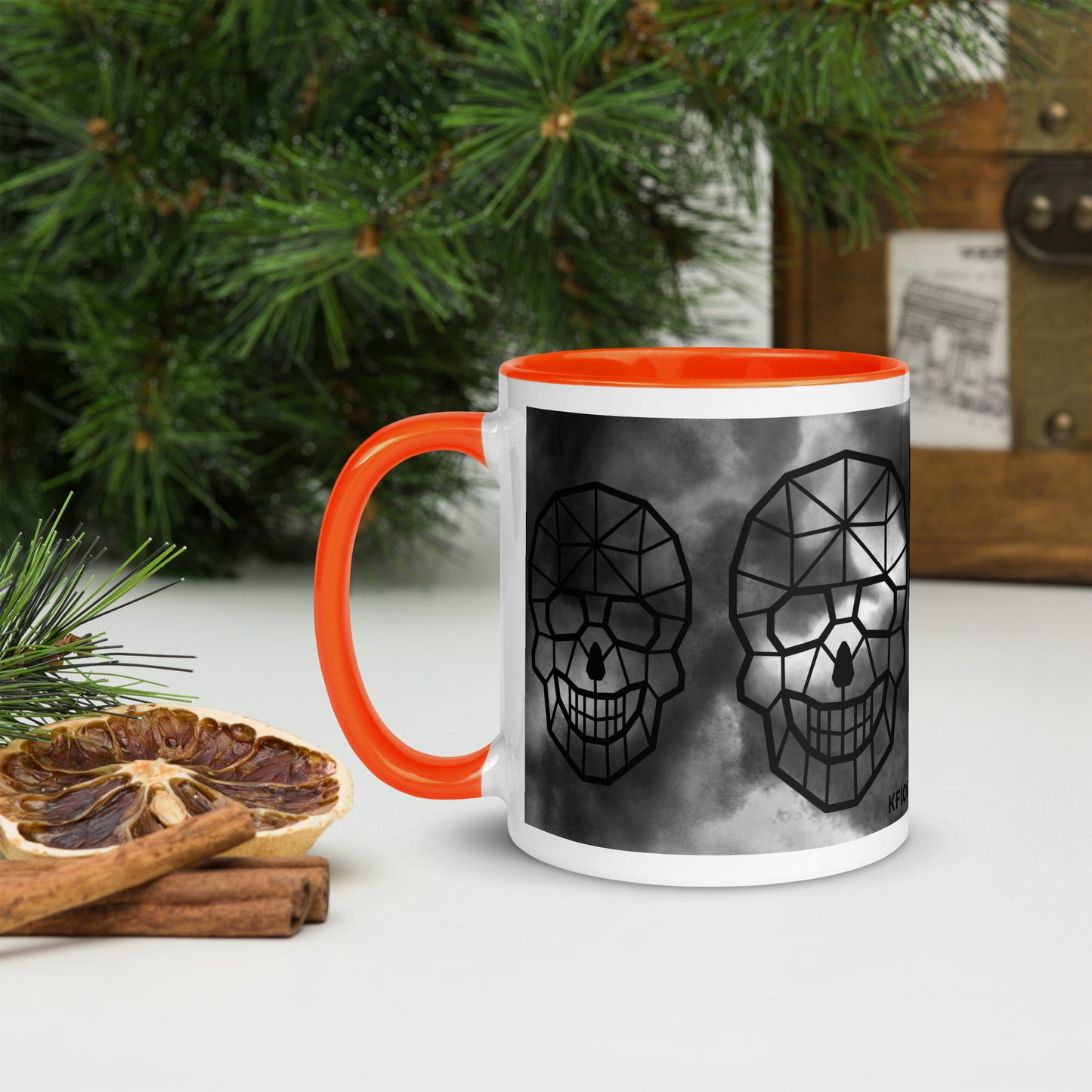 Mug à Intérieur Coloré SKULL #3
