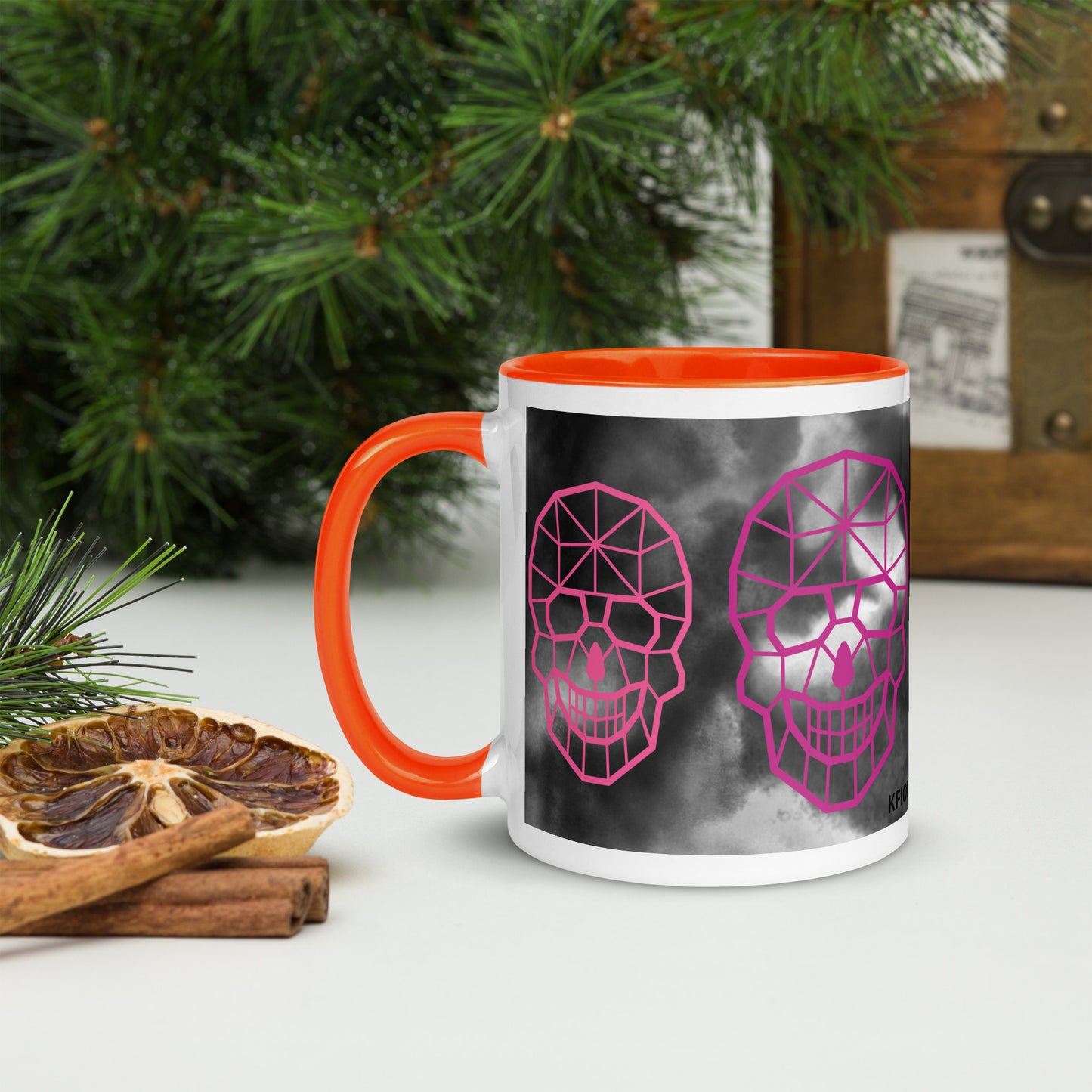 Mug à Intérieur Coloré SKULL #5