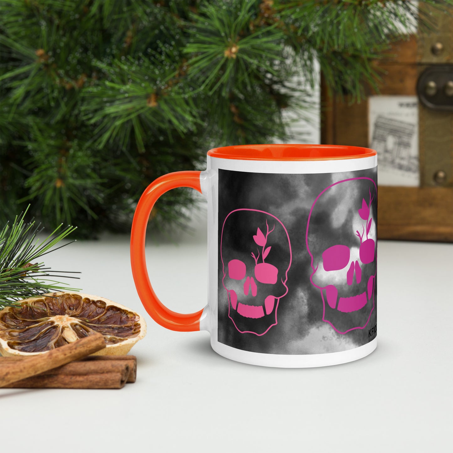 Mug à Intérieur Coloré SKULL #6
