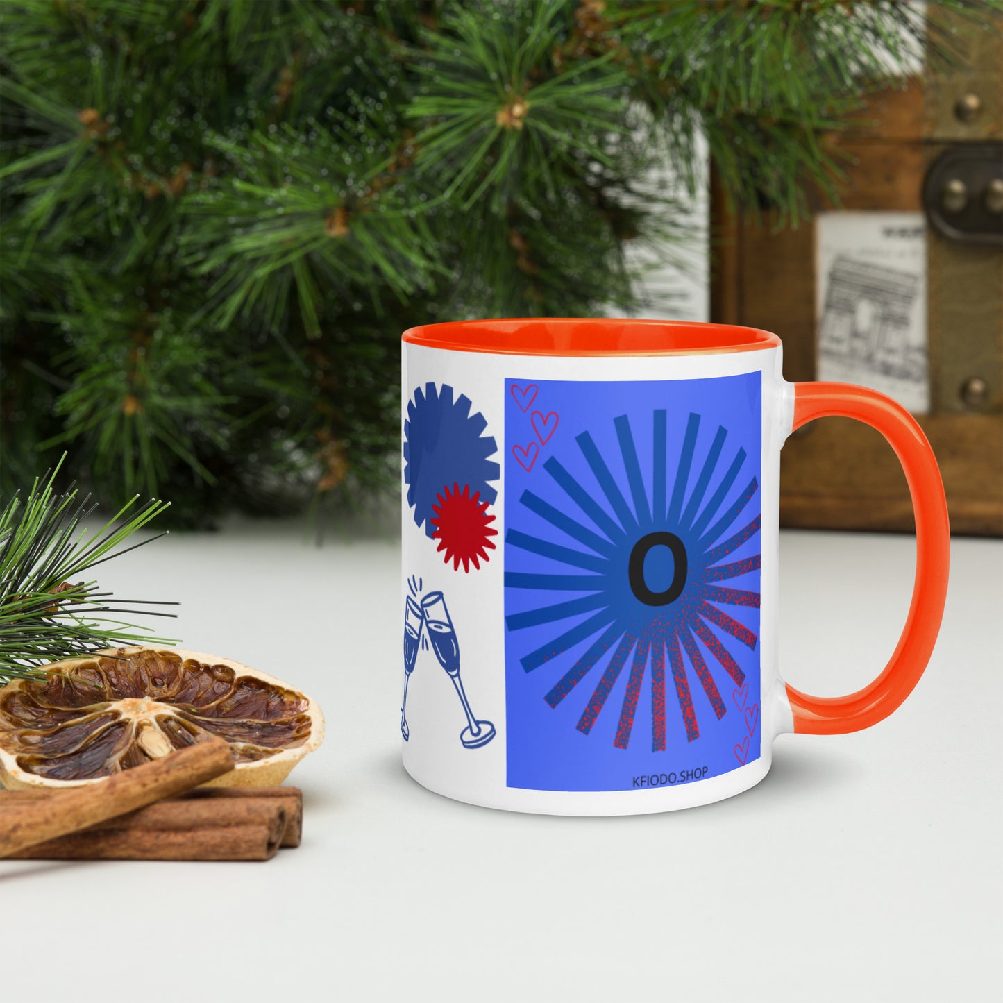 Mug *O à Intérieur Coloré