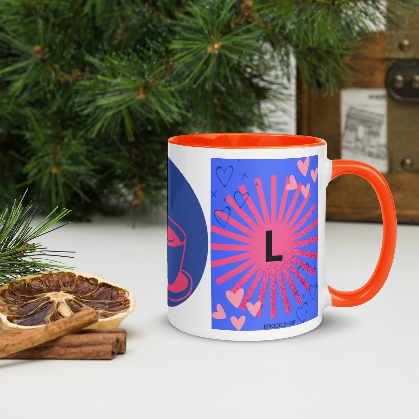 Mug *L*  à Intérieur Coloré