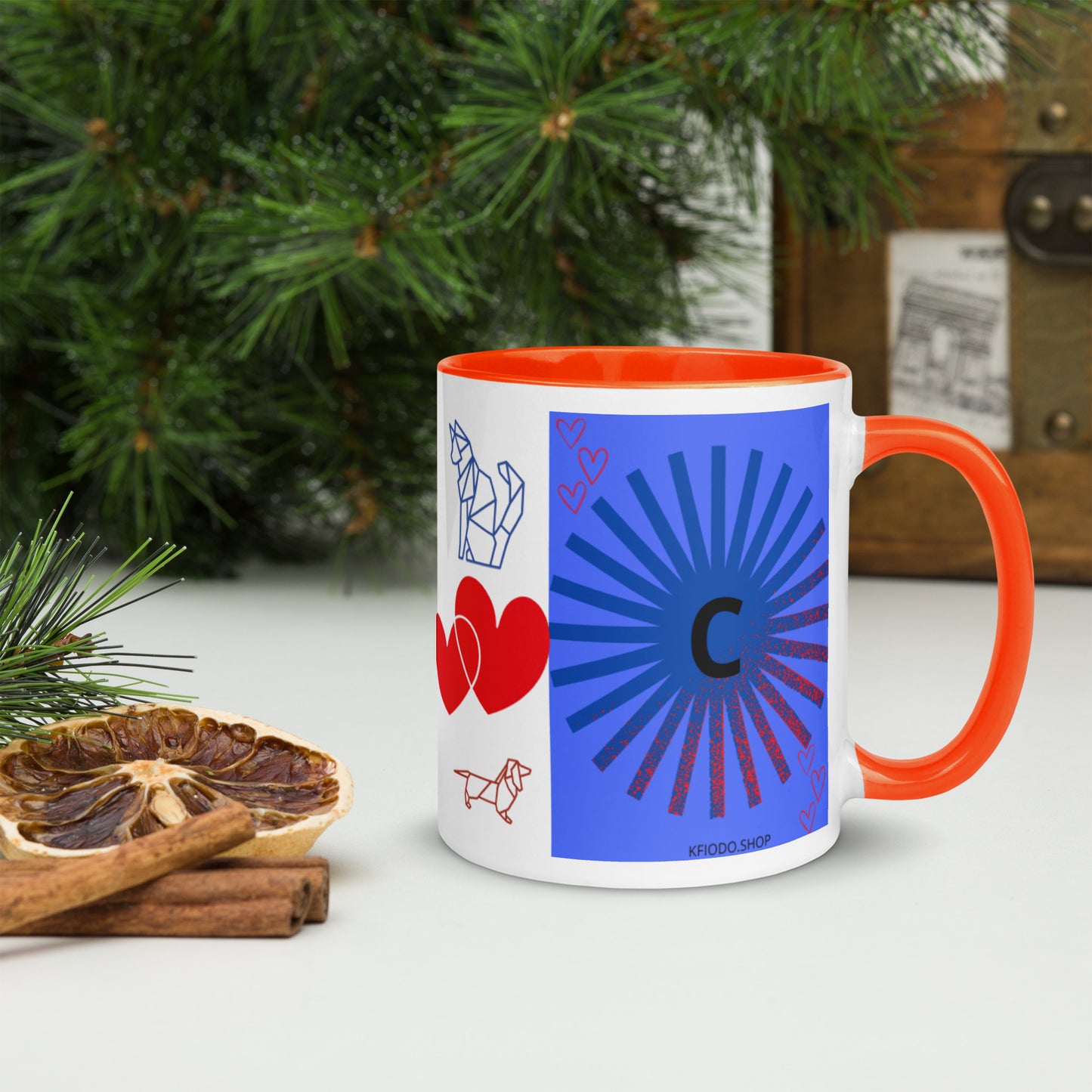 Mug *C  à Intérieur Coloré