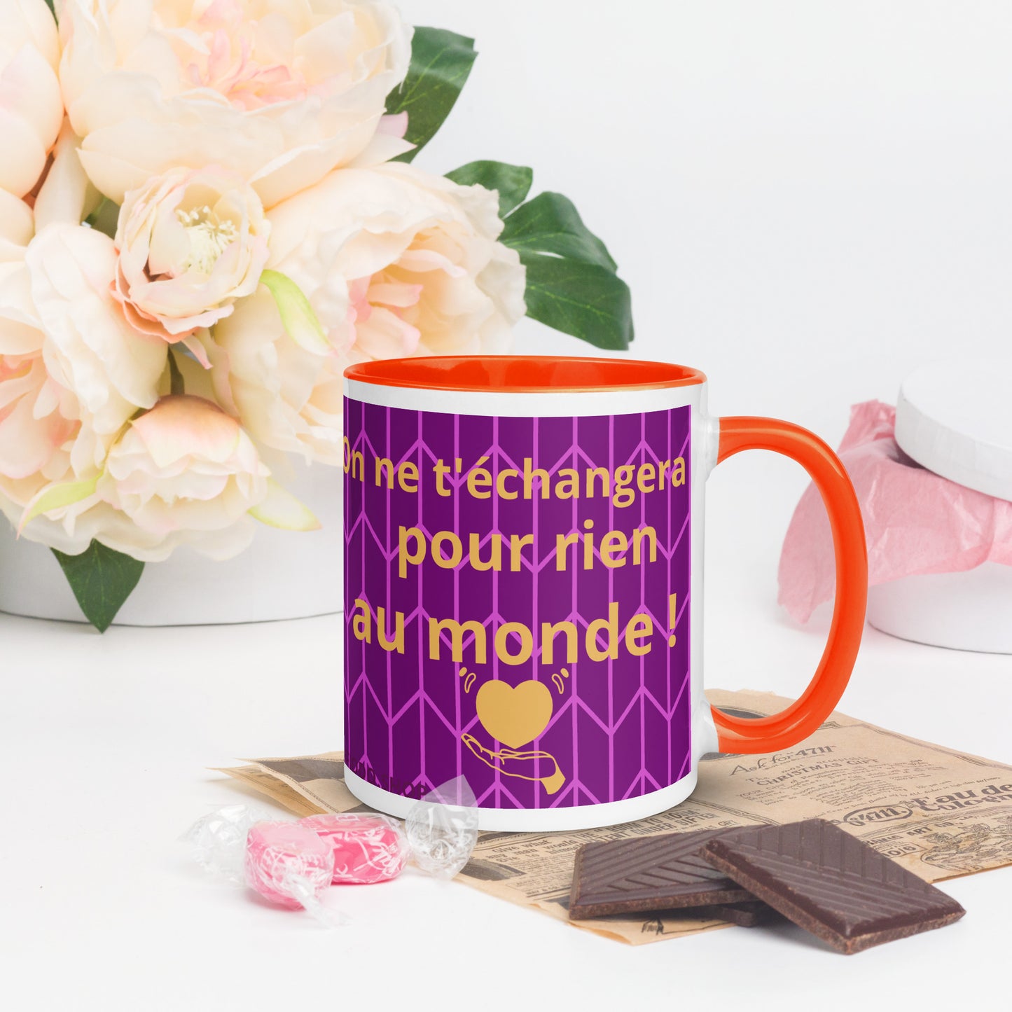 Mug à Intérieur Coloré *MAMIE #1