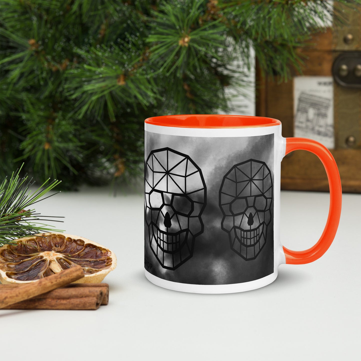 Mug à Intérieur Coloré SKULL #3