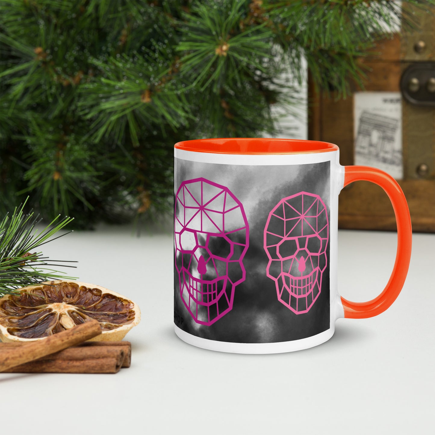 Mug à Intérieur Coloré SKULL #5