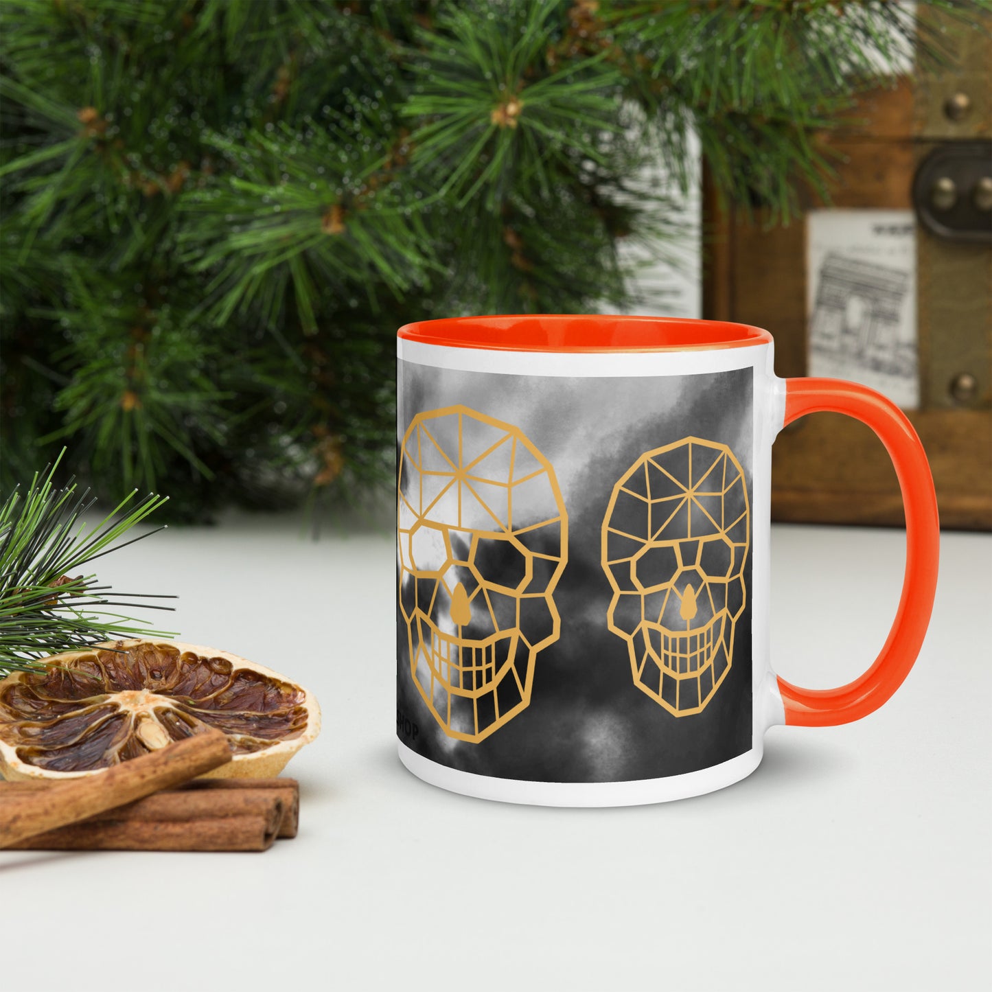 Mug à Intérieur Coloré SKULL #7