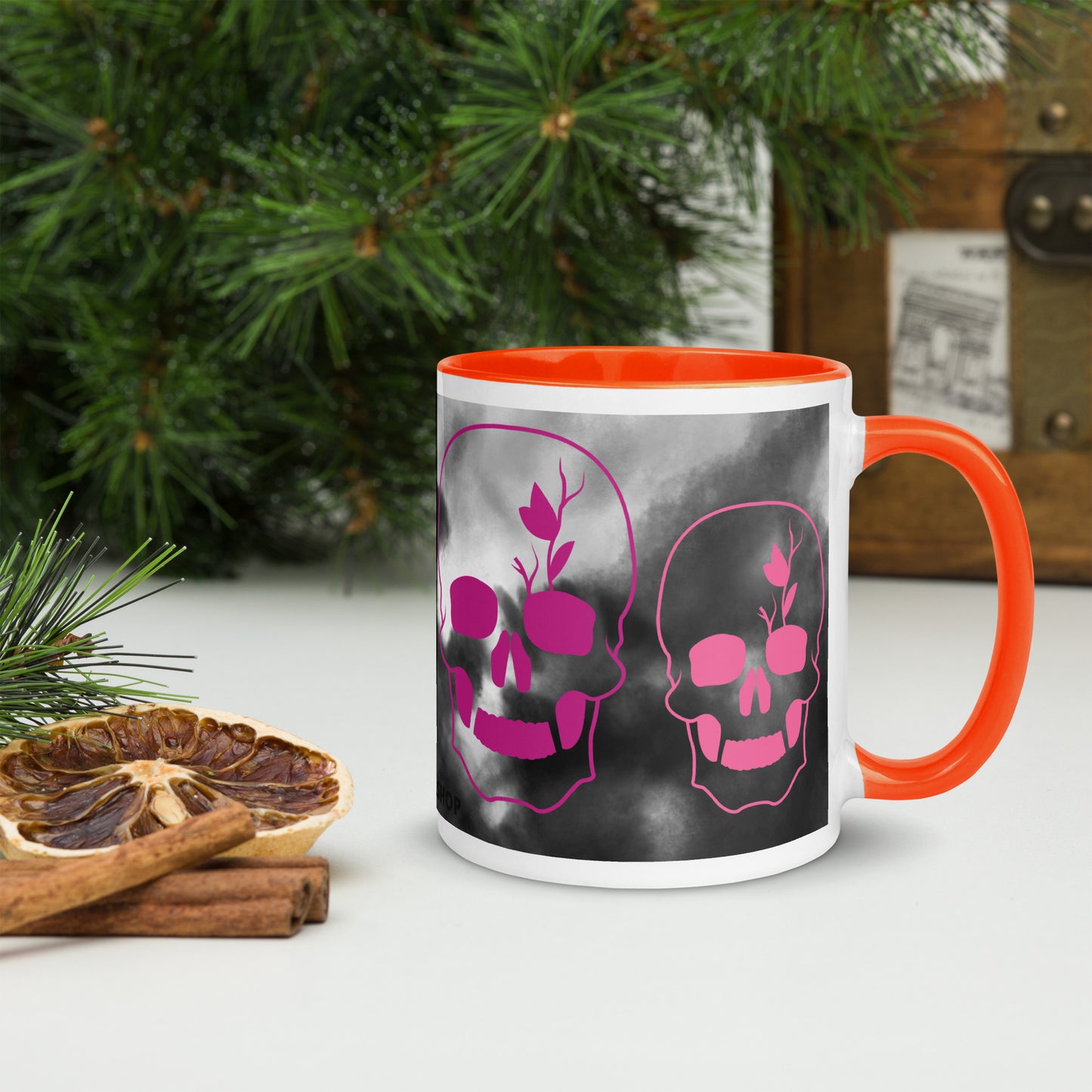 Mug à Intérieur Coloré SKULL #6