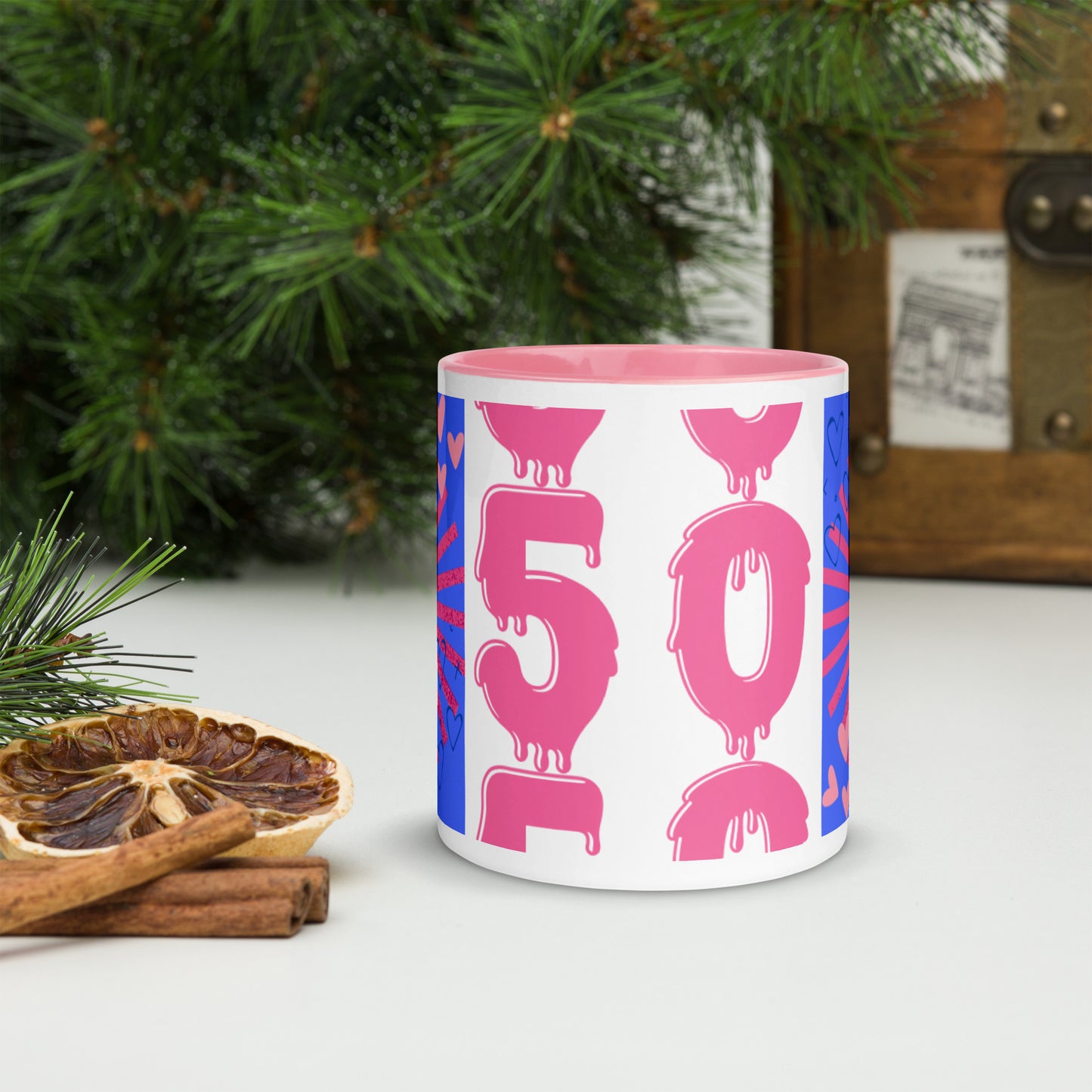 Mug *Y* à Intérieur Coloré