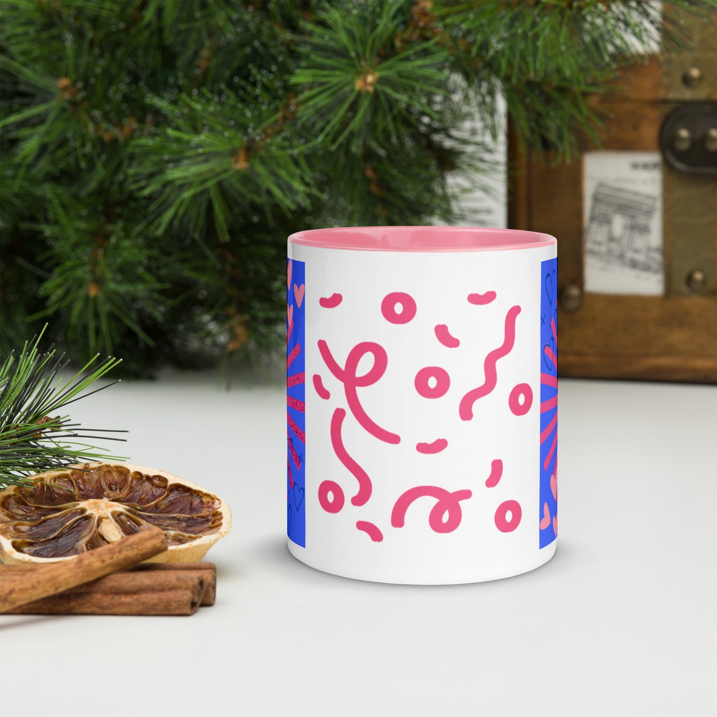 Mug *V* à Intérieur Coloré