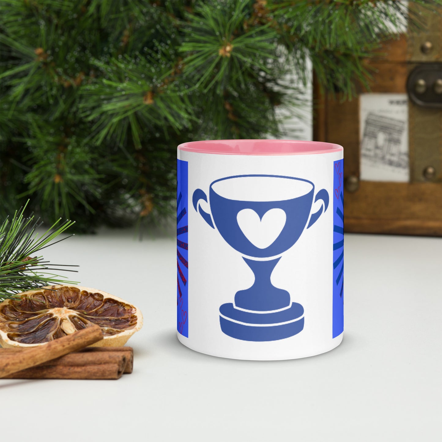 *R Mug with Colored Interior