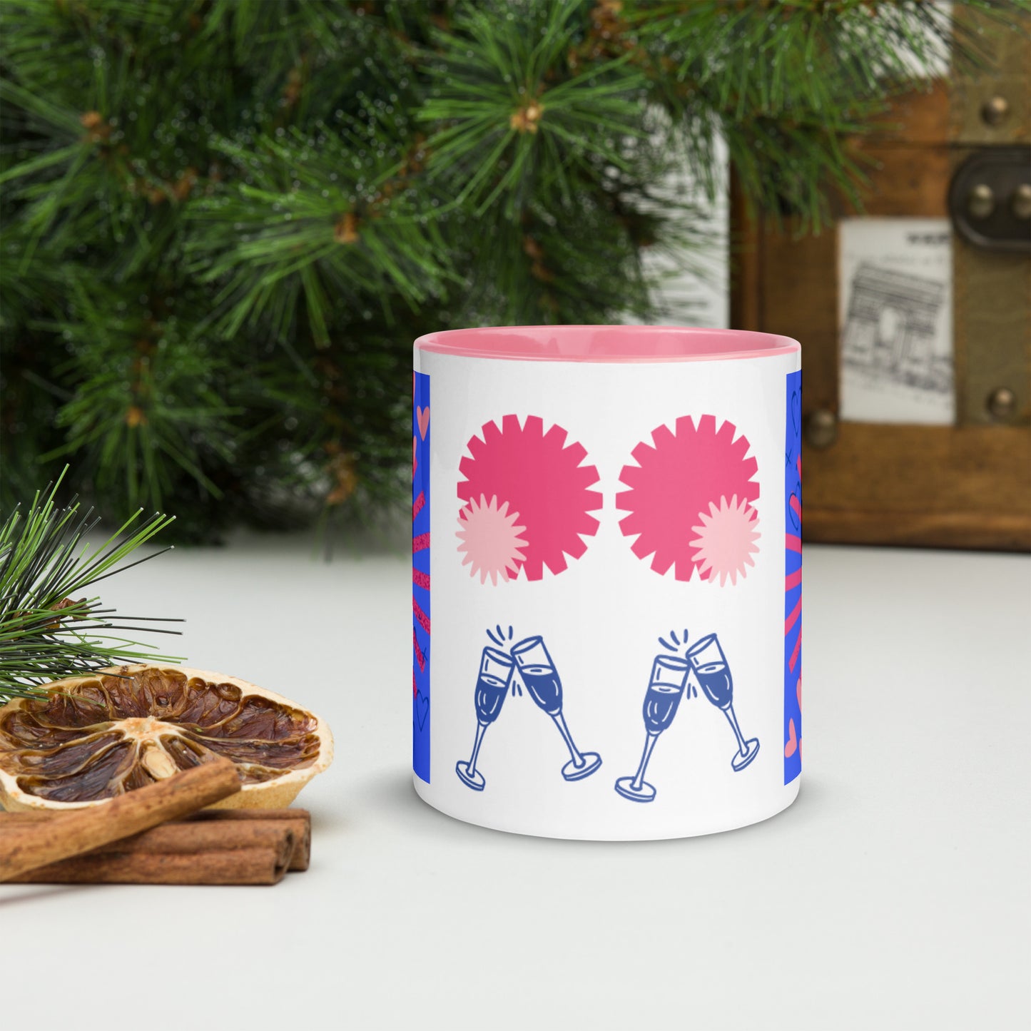 Mug *O* à Intérieur Coloré