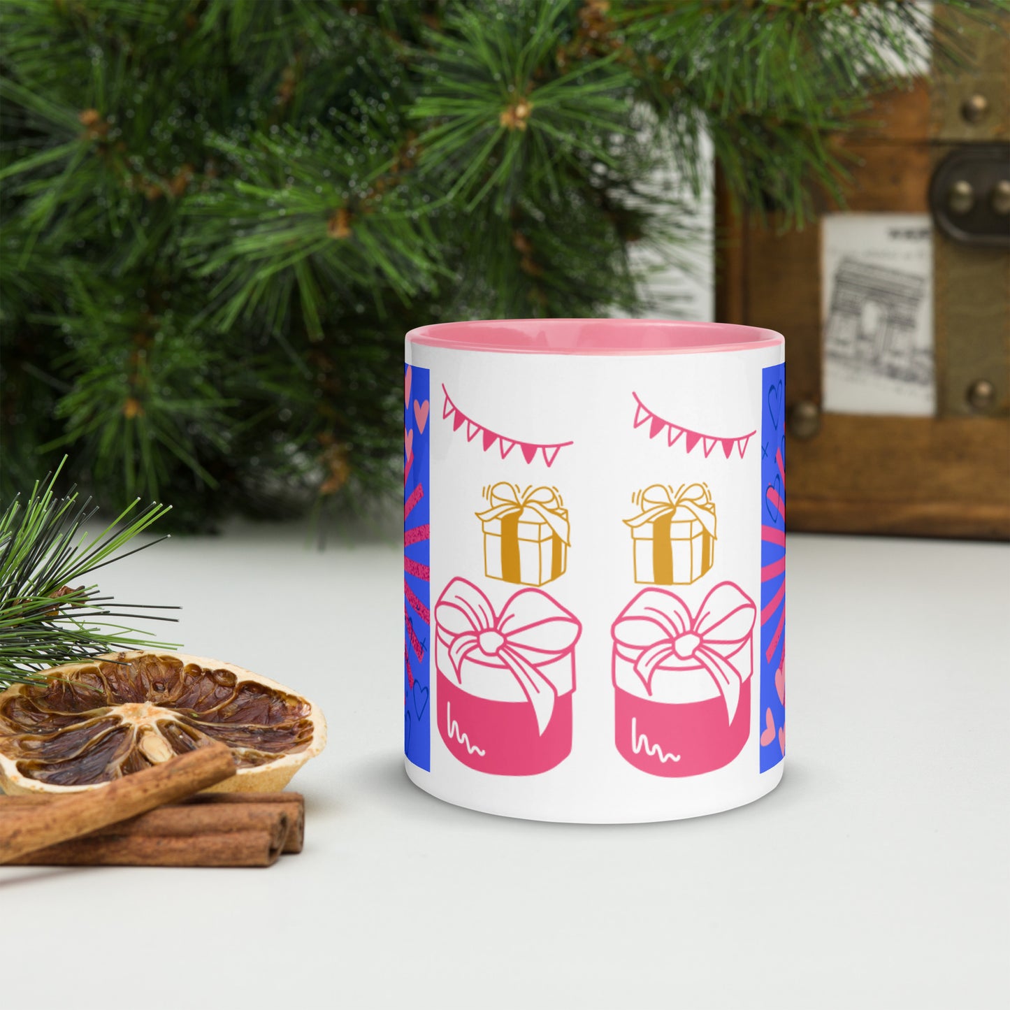 Mug *M* à Intérieur Coloré