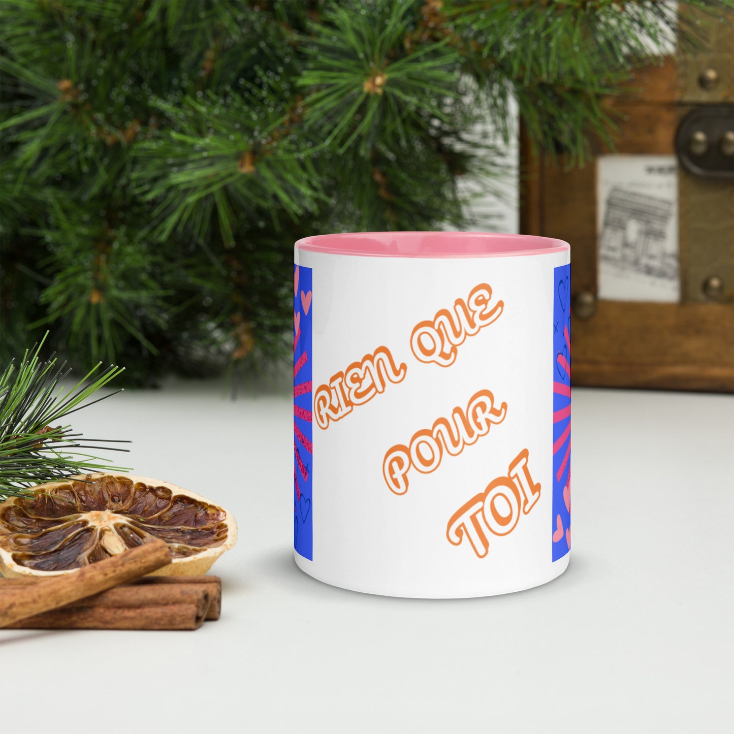 Mug *E* à Intérieur Coloré
