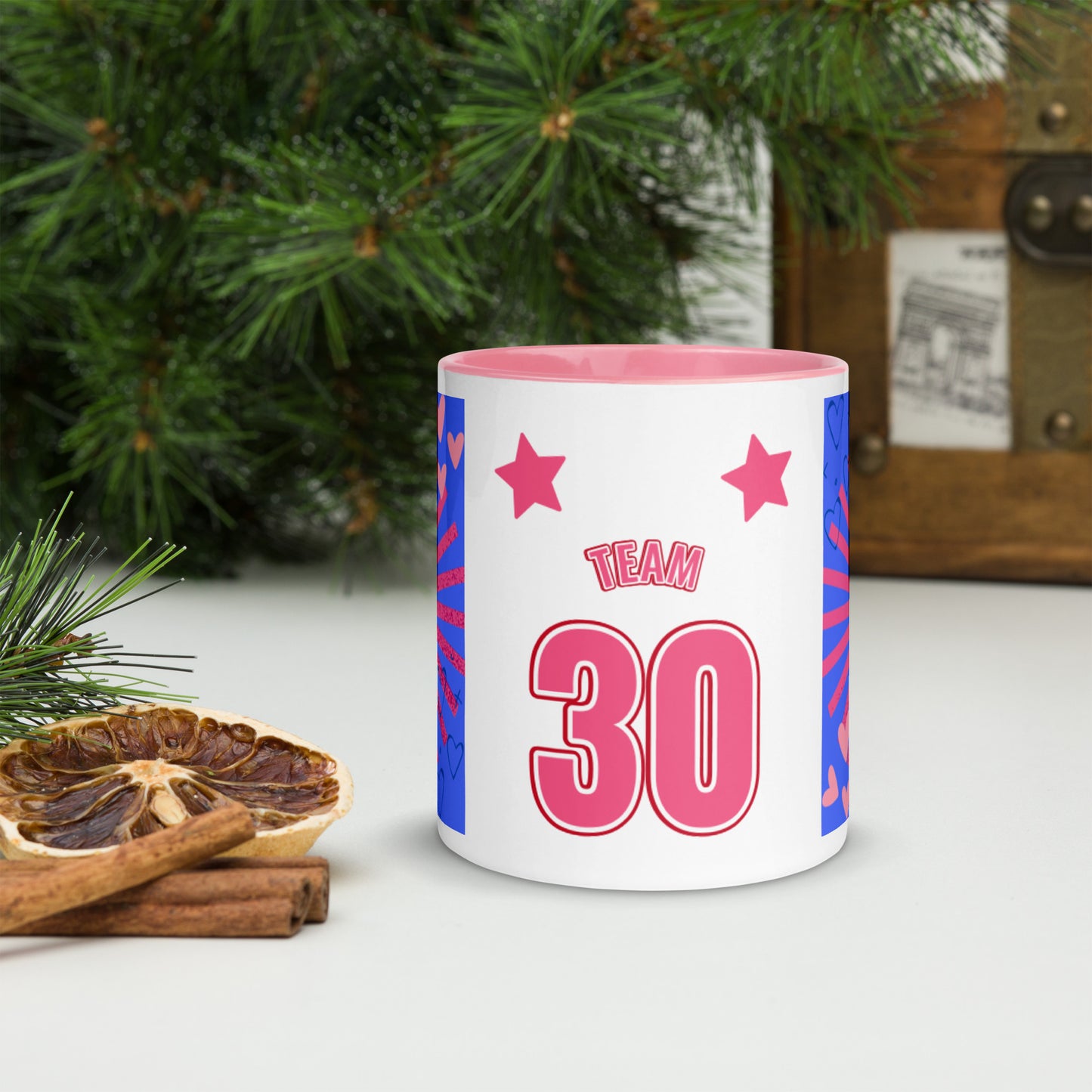 Mug *A* à Intérieur Coloré
