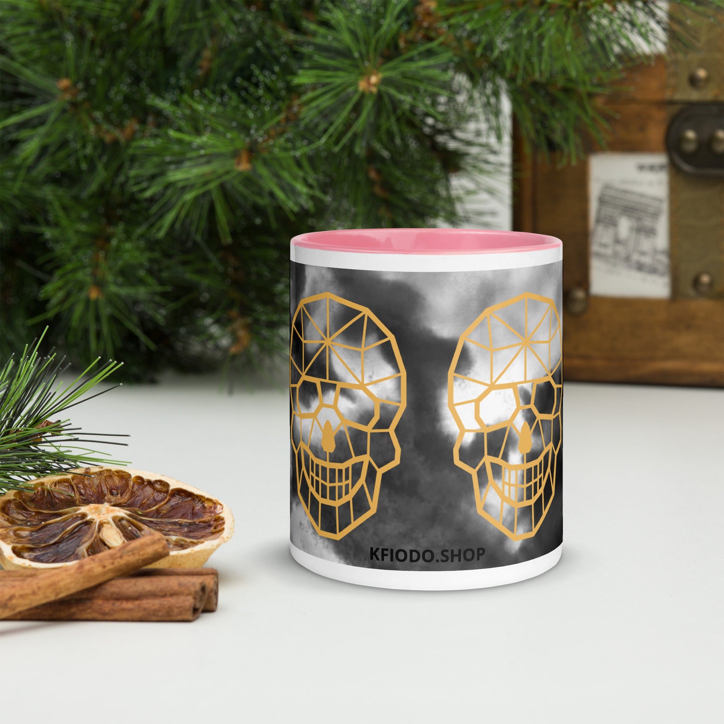 Mug à Intérieur Coloré SKULL #7