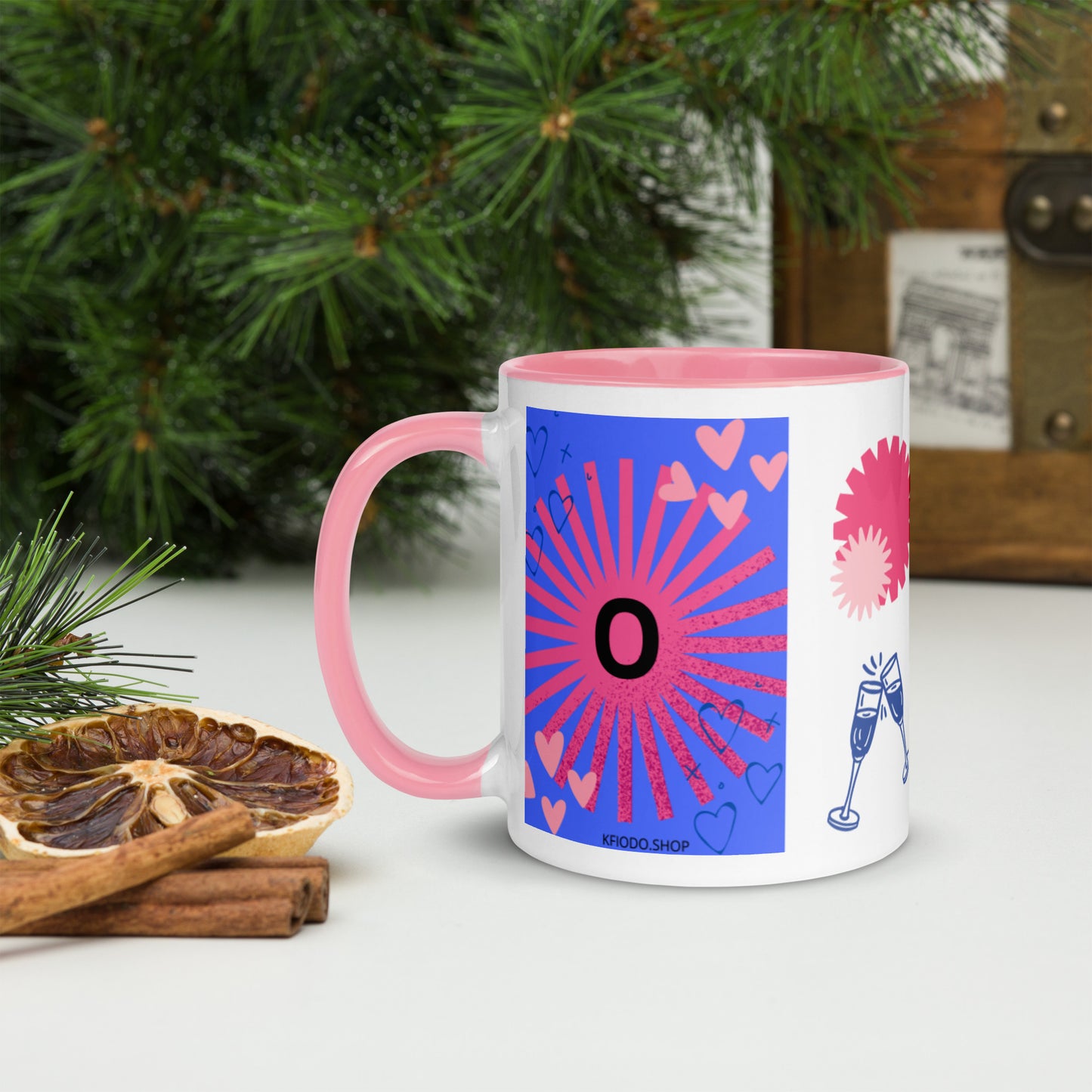 Mug *O* à Intérieur Coloré