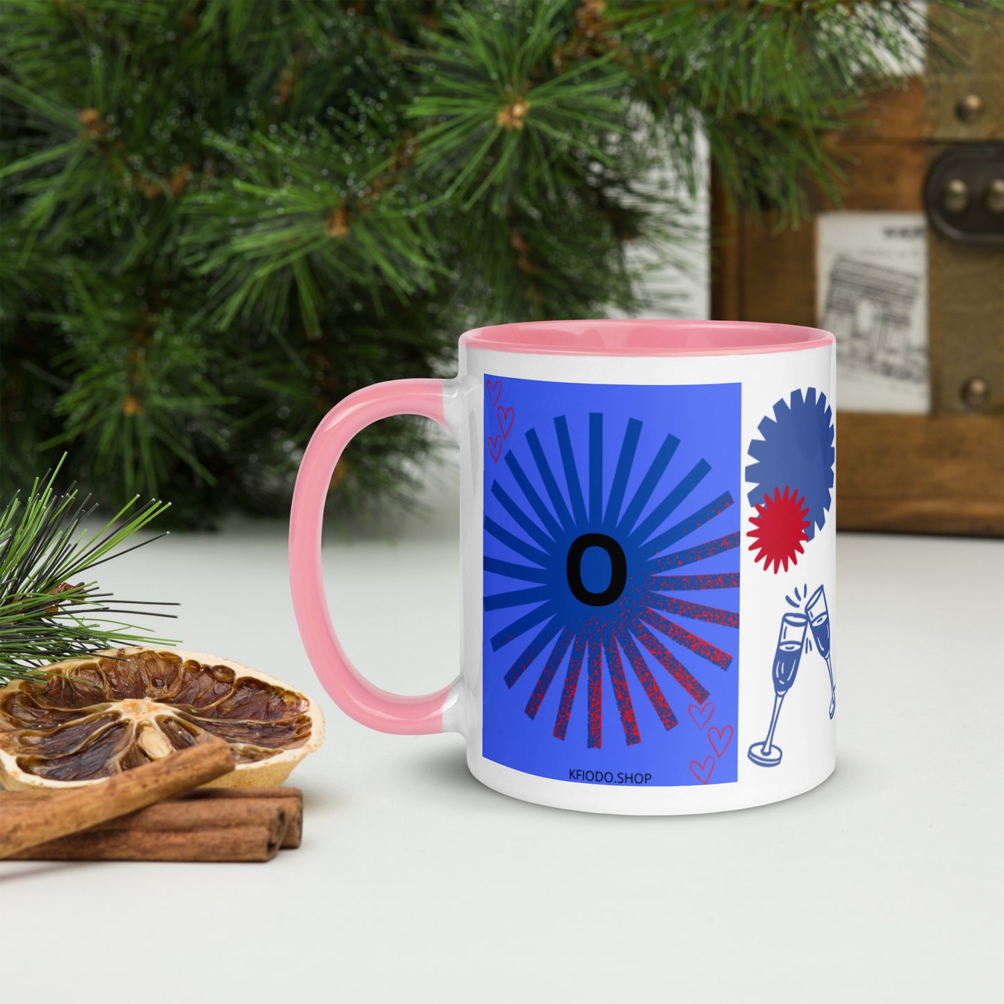 Mug *O à Intérieur Coloré
