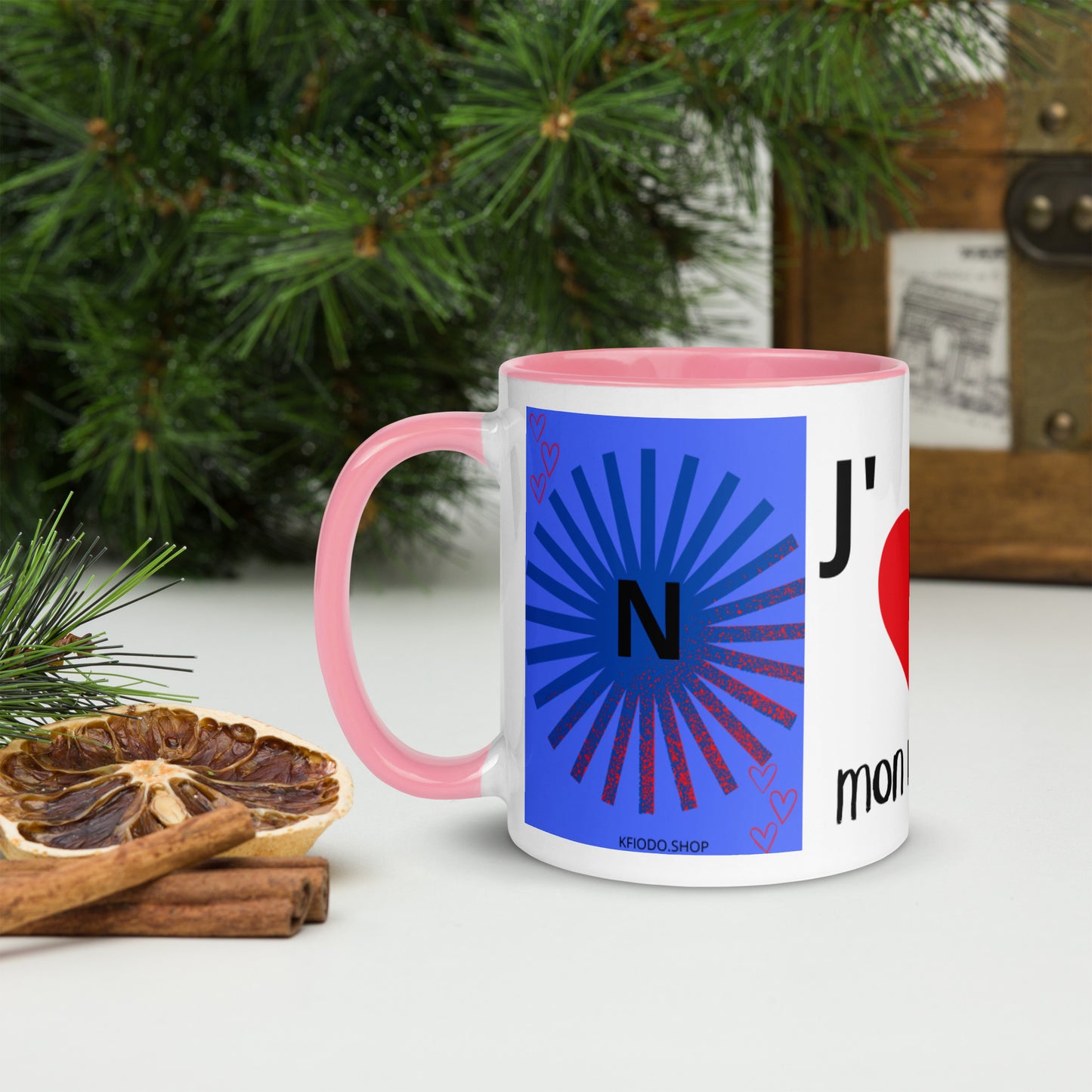*N Mug with Colored Interior