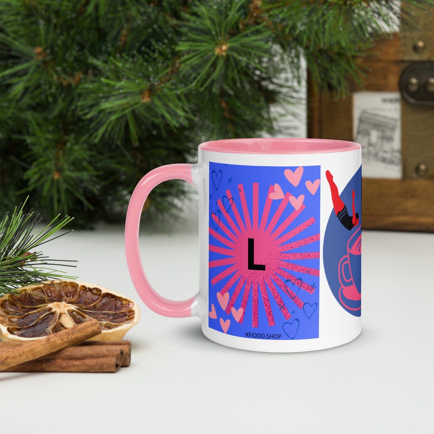 Mug *L*  à Intérieur Coloré