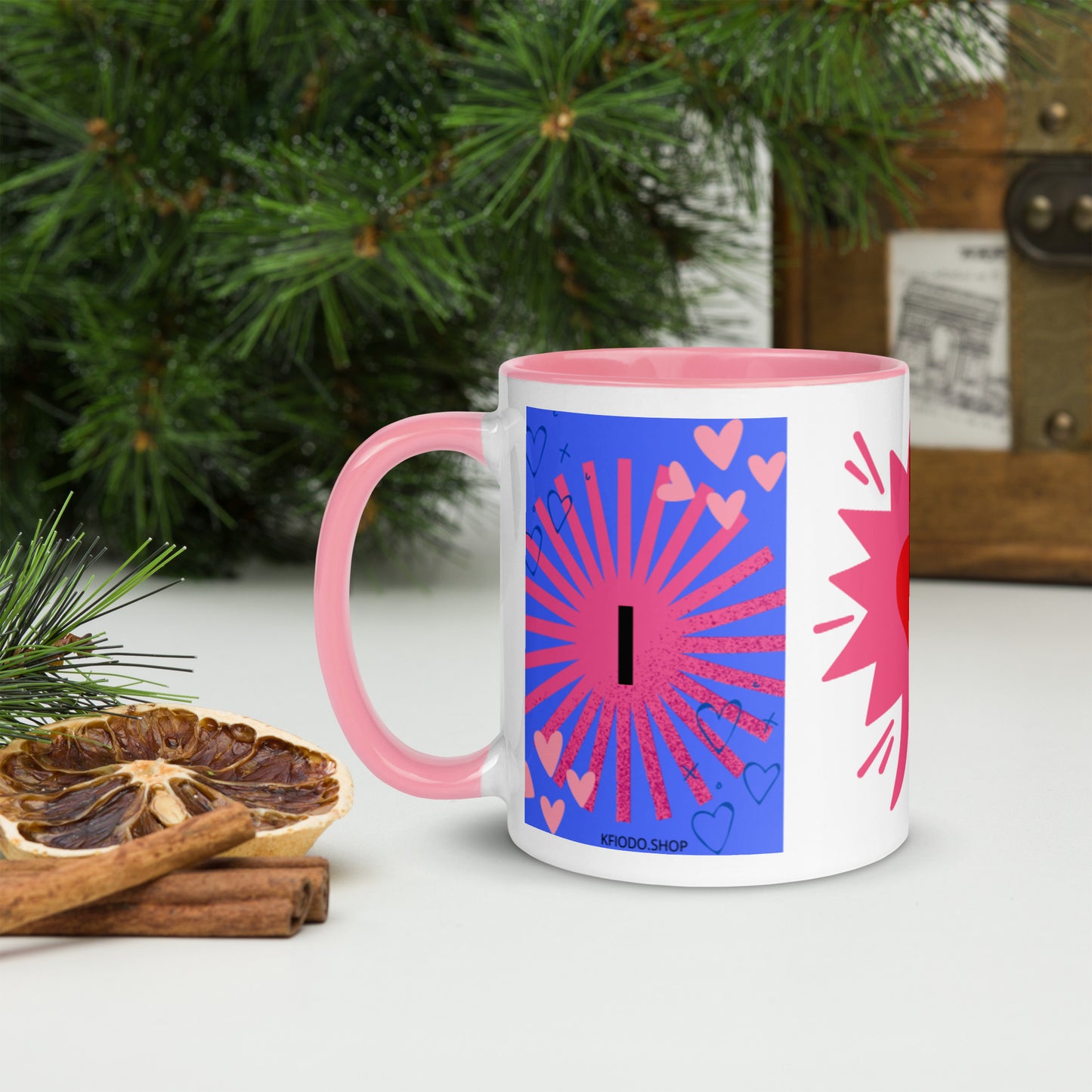*I* Mug with Colored Interior